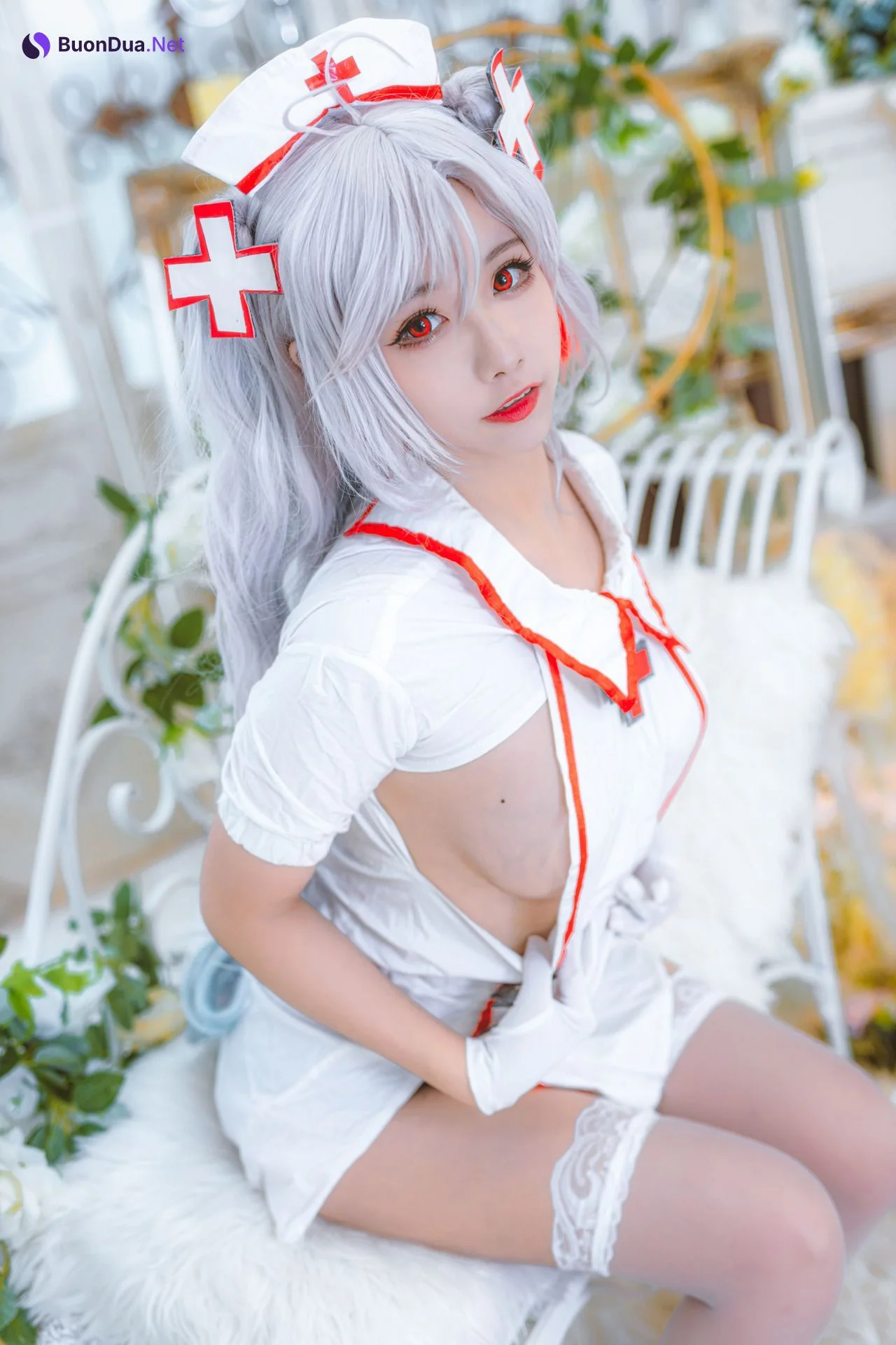 [Momoko葵葵] Prinz Eugen 欧根亲王 Nurse 护士 - Photo 5