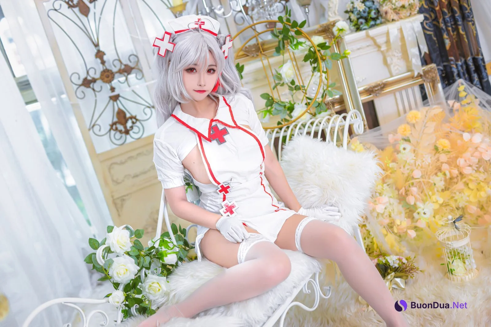 [Momoko葵葵] Prinz Eugen 欧根亲王 Nurse 护士 - Photo 7