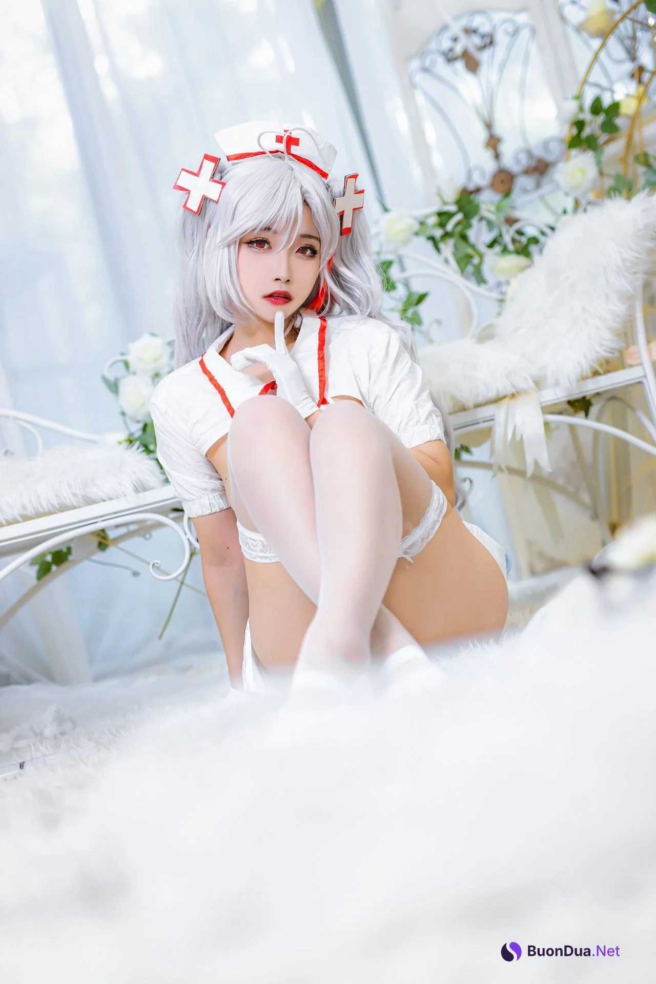 [Momoko葵葵] Prinz Eugen 欧根亲王 Nurse 护士 - Photo 8