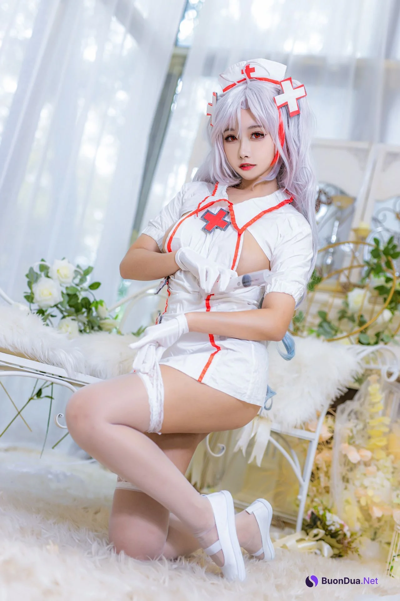[Momoko葵葵] Prinz Eugen 欧根亲王 Nurse 护士 - Photo 9