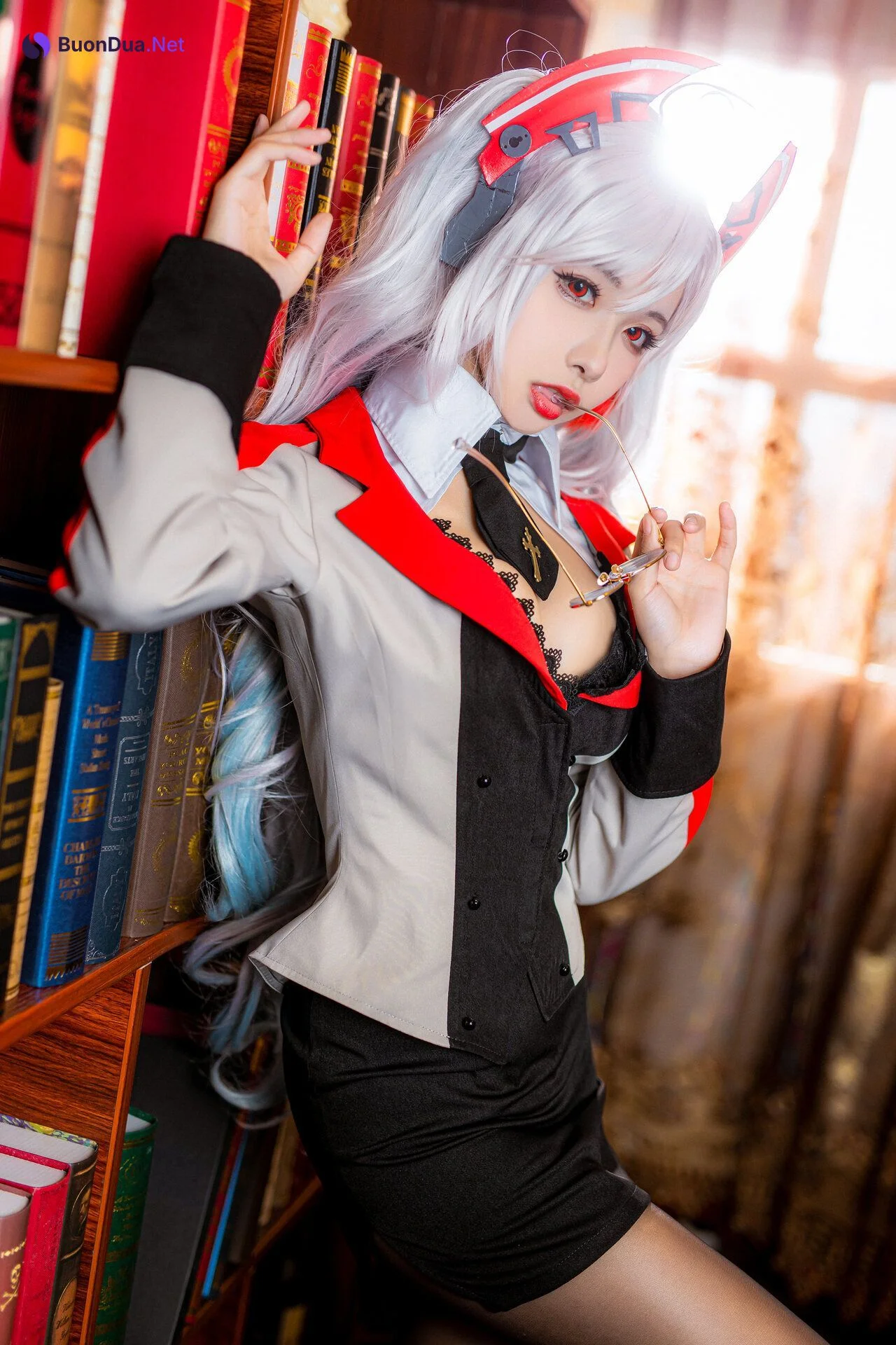 [Momoko葵葵] Prinz Eugen 欧根亲王 Teacher Ver. - Photo 10