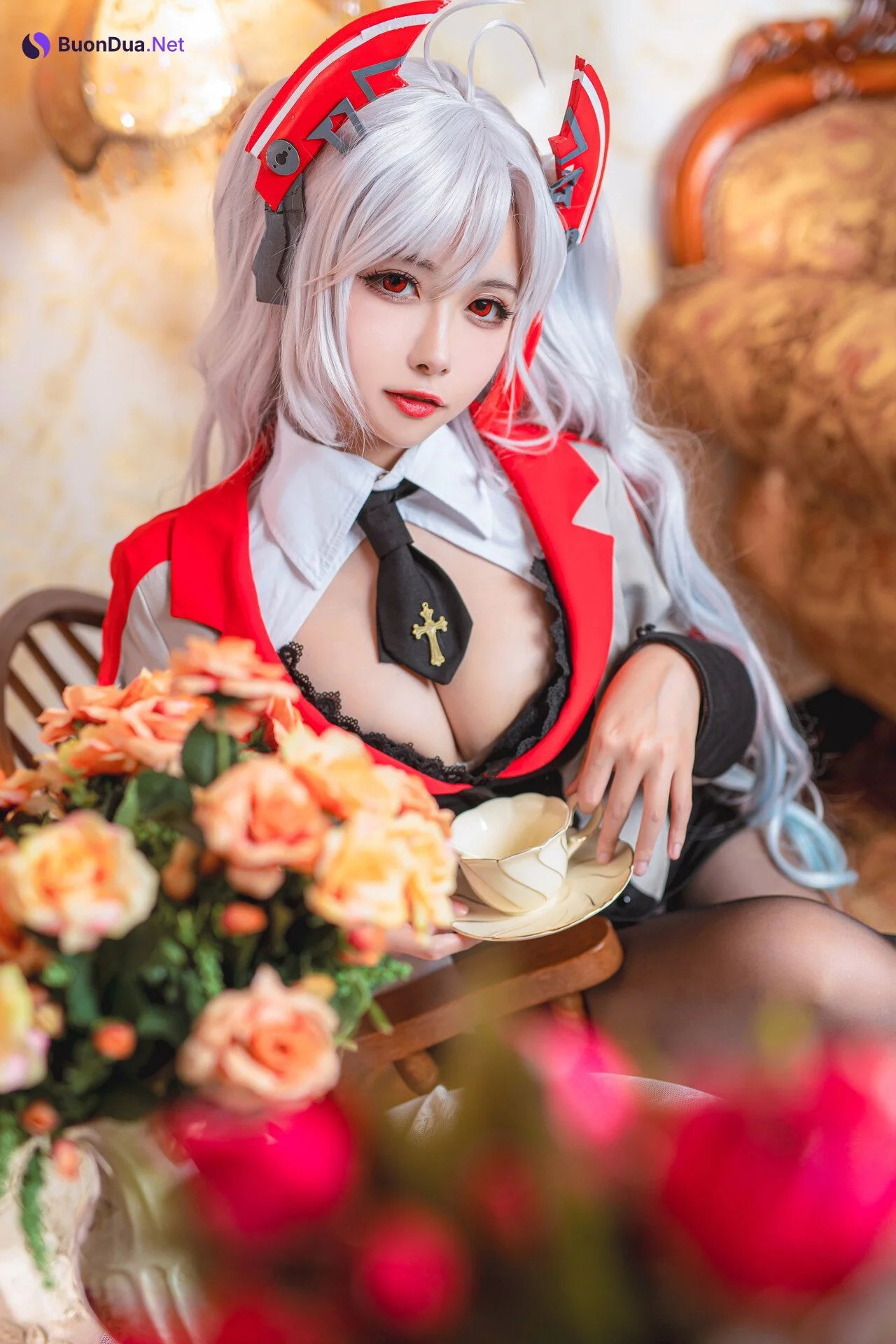 [Momoko葵葵] Prinz Eugen 欧根亲王 Teacher Ver. - Photo 15