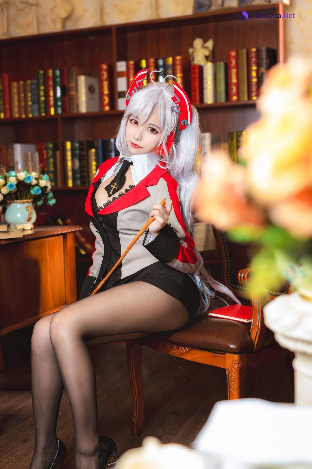 [Momoko葵葵] Prinz Eugen 欧根亲王 Teacher Ver. - Photo 2