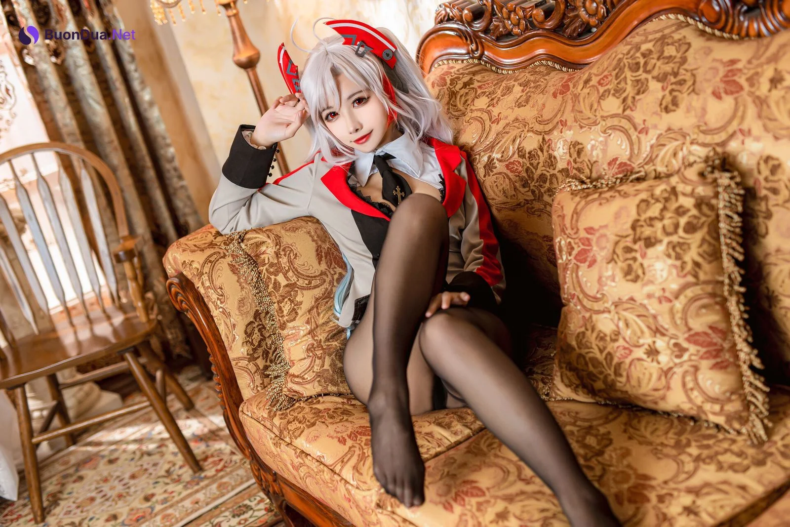 [Momoko葵葵] Prinz Eugen 欧根亲王 Teacher Ver. - Photo 20
