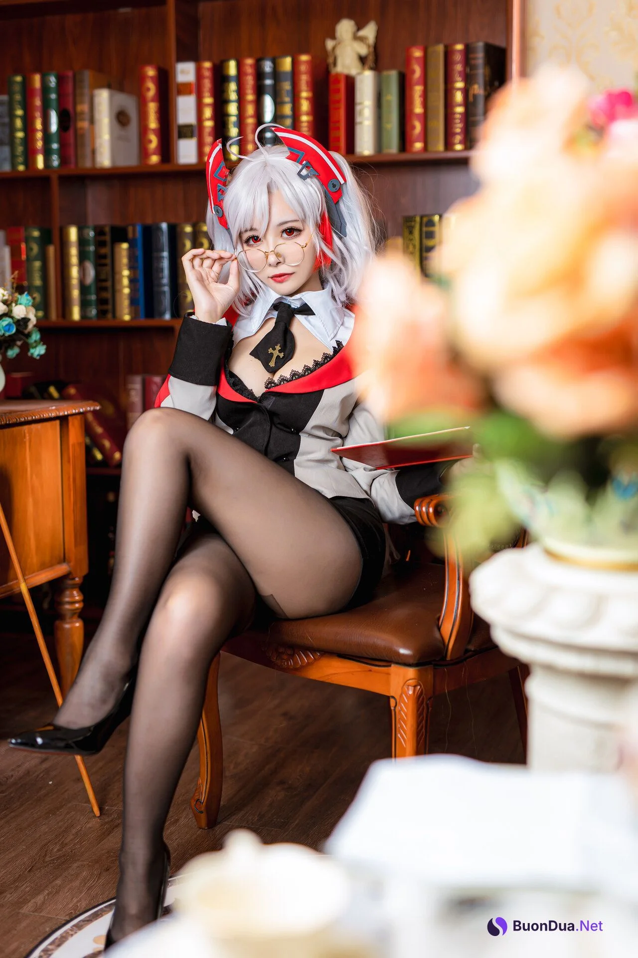 [Momoko葵葵] Prinz Eugen 欧根亲王 Teacher Ver. - Photo 3