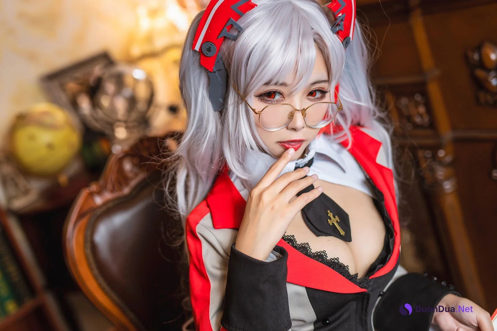 [Momoko葵葵] Prinz Eugen 欧根亲王 Teacher Ver. - Photo 4