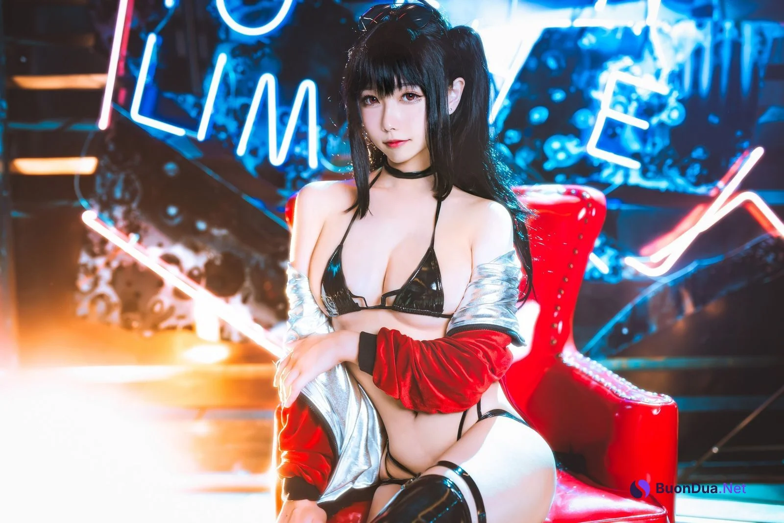 [Momoko葵葵] Taihou 打歌服 恶魔 碧蓝航线 - รูปภาพ 12