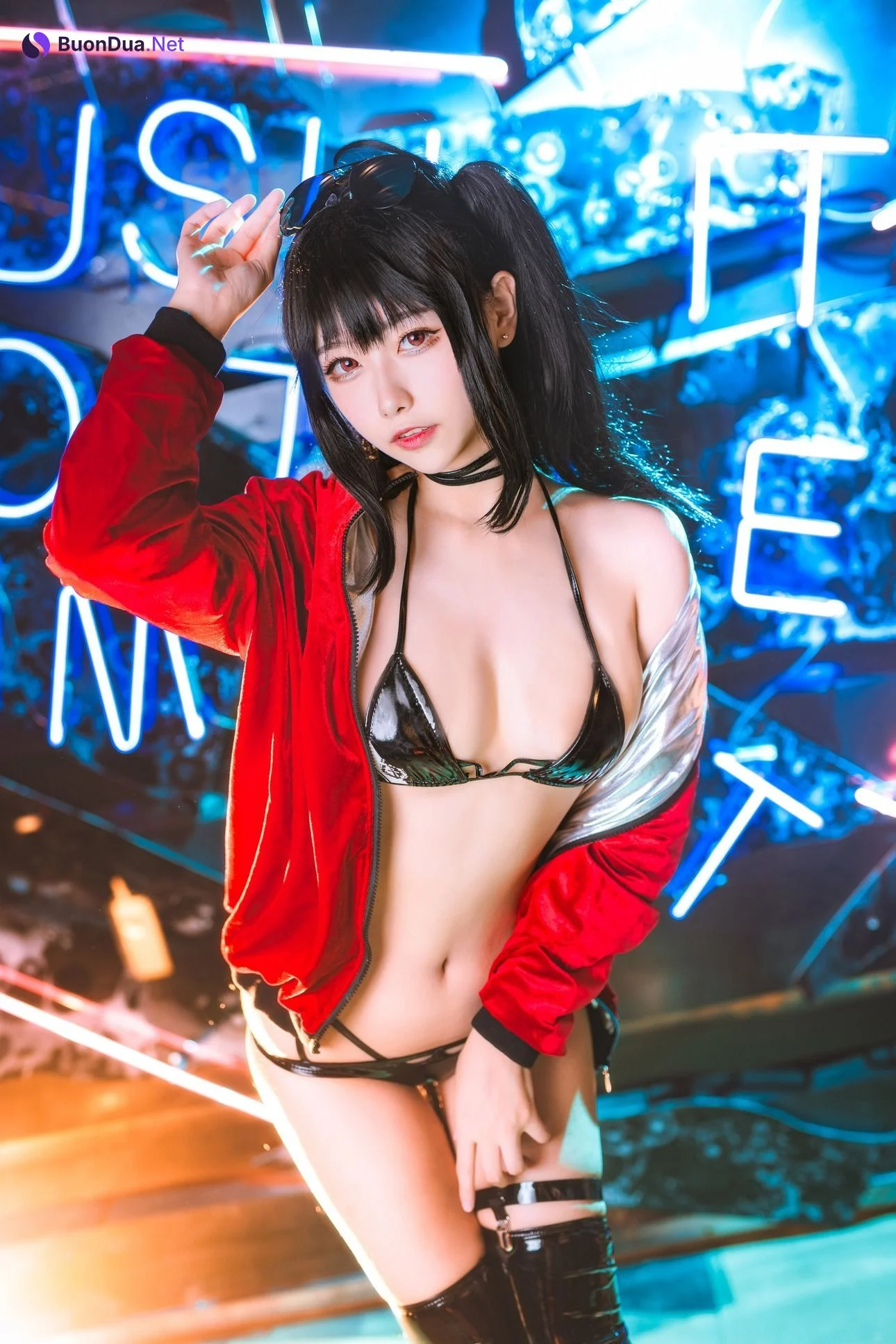 [Momoko葵葵] Taihou 打歌服 恶魔 碧蓝航线 - รูปภาพ 18