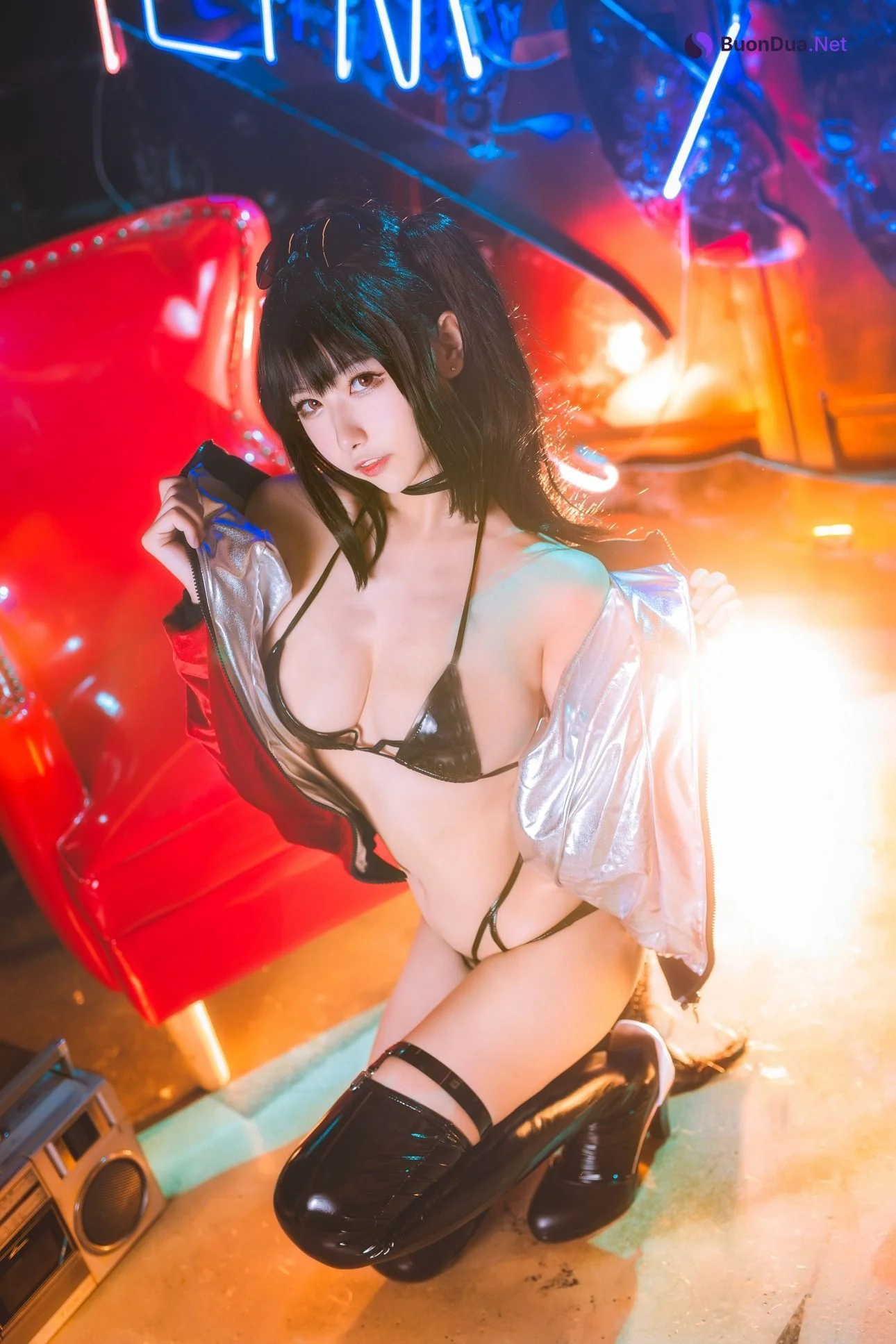 [Momoko葵葵] Taihou 打歌服 恶魔 碧蓝航线 - รูปภาพ 6