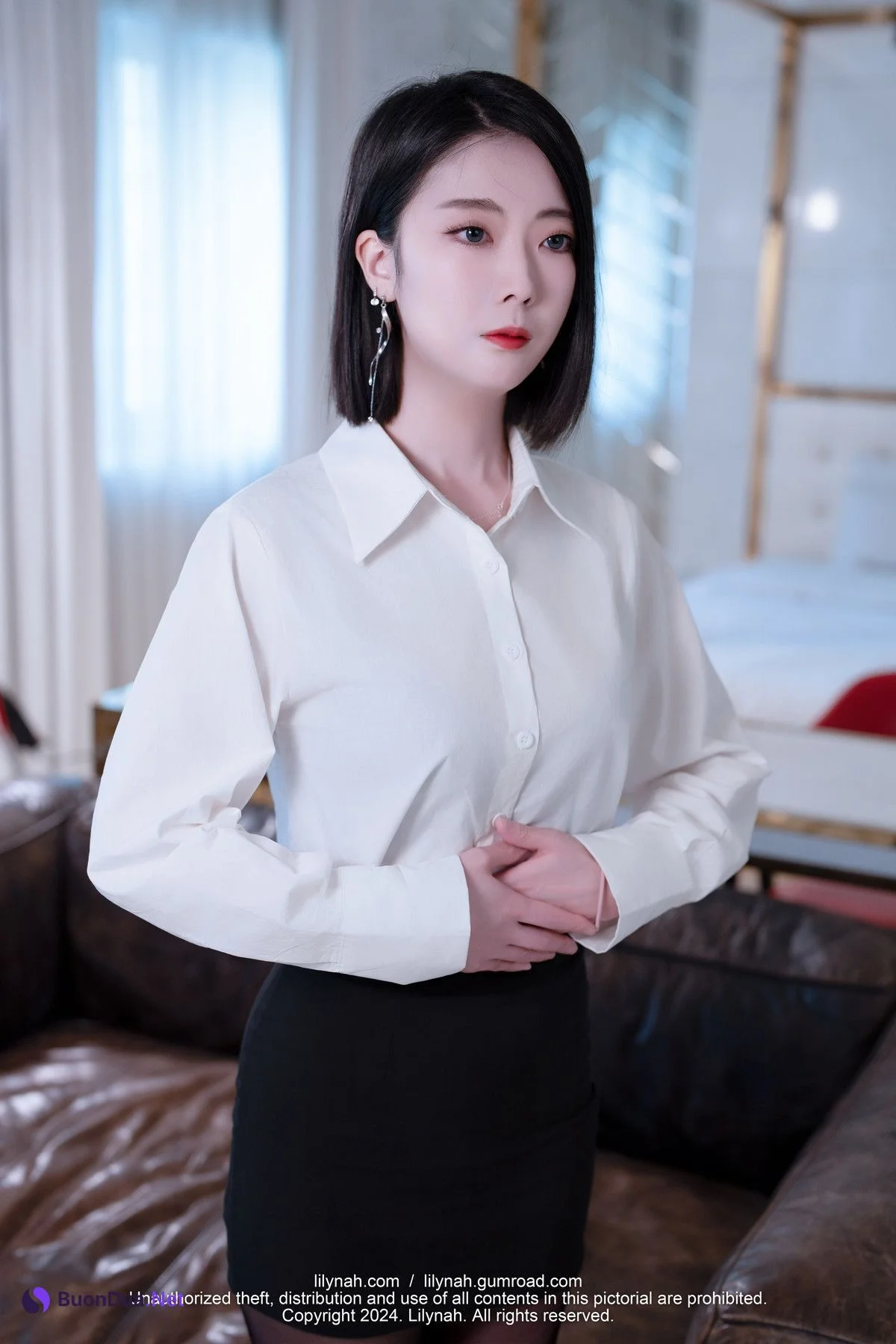 Mona 모나, Lilynah Exclusive LW099 “AI Maid” Set.02 - Photo 2