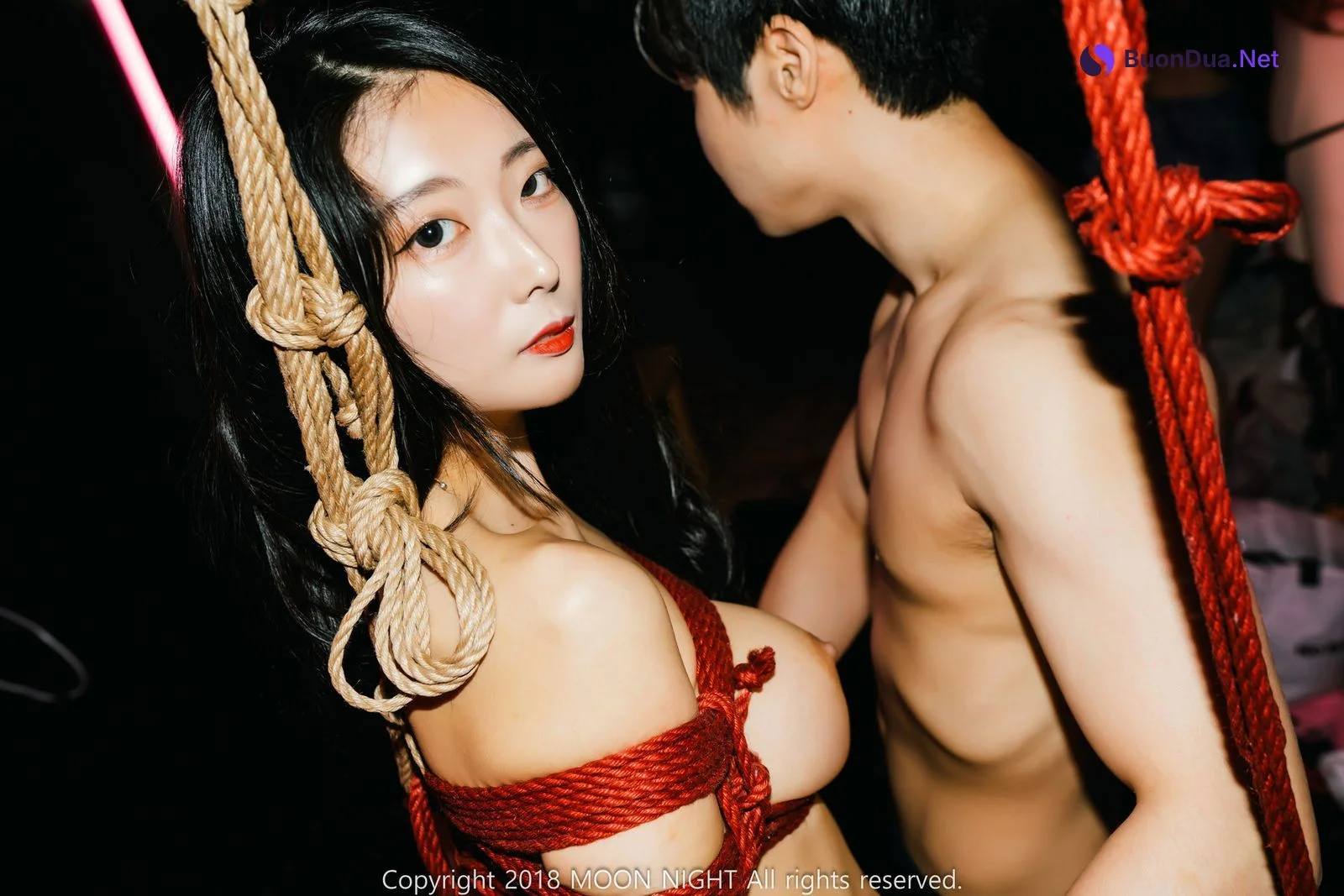Mona 모나, [Moon Night Snap] SM Club Art Bondage Set.02 - Photo 18