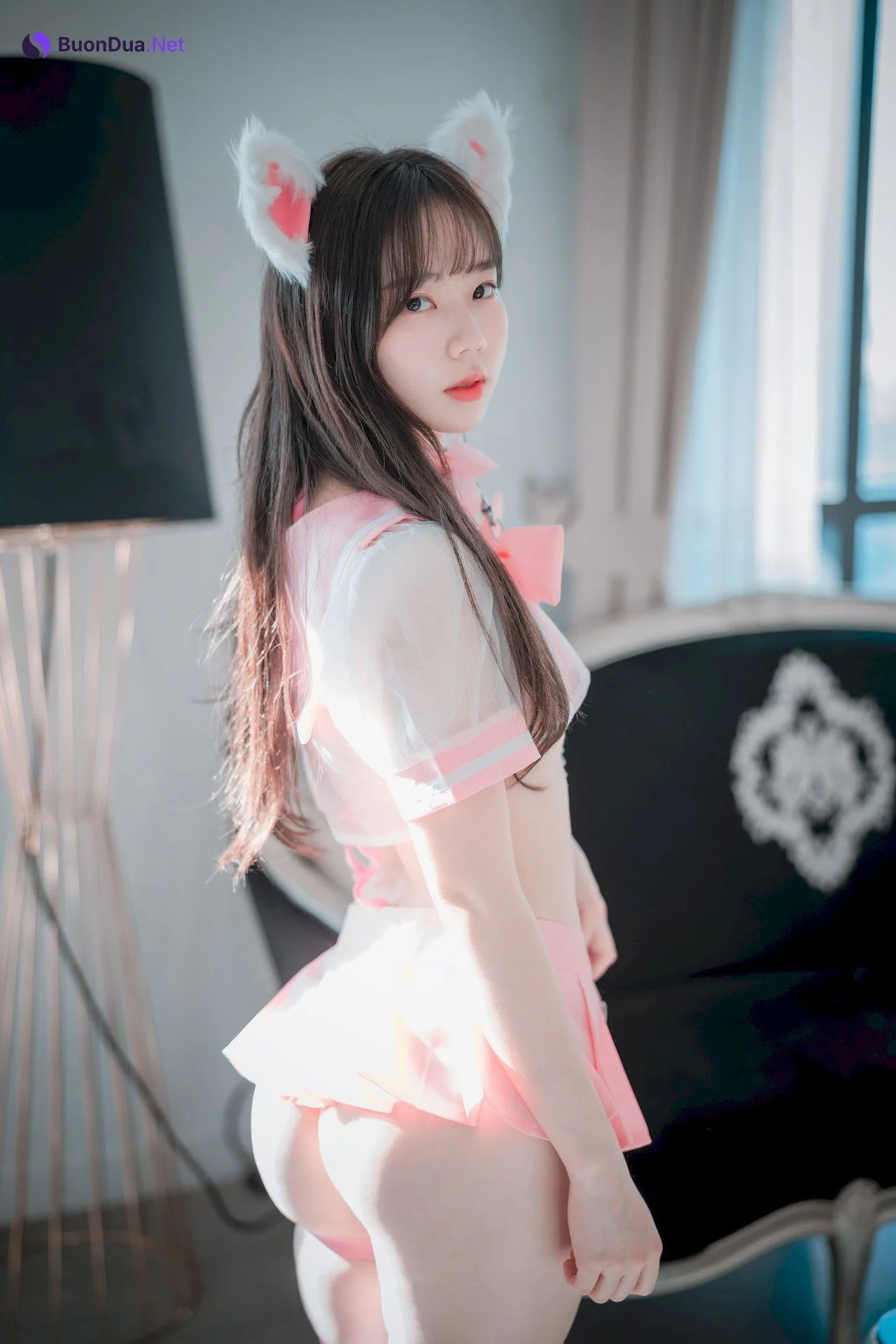 Myua 뮤아, [DJAWA] Catgirl in Pink Set.01 - Photo 2