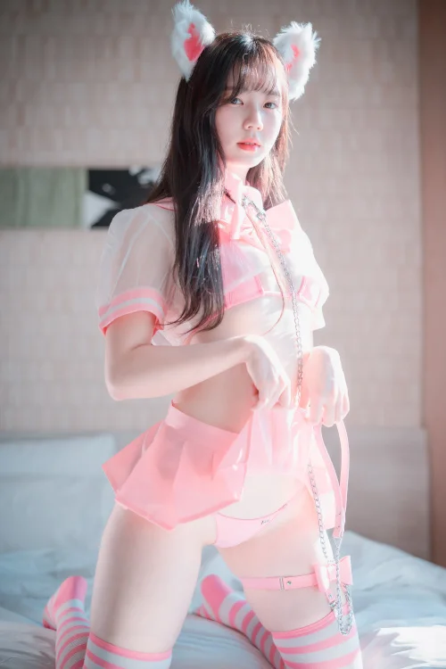 Myua 뮤아, [DJAWA] Catgirl in Pink Set.01