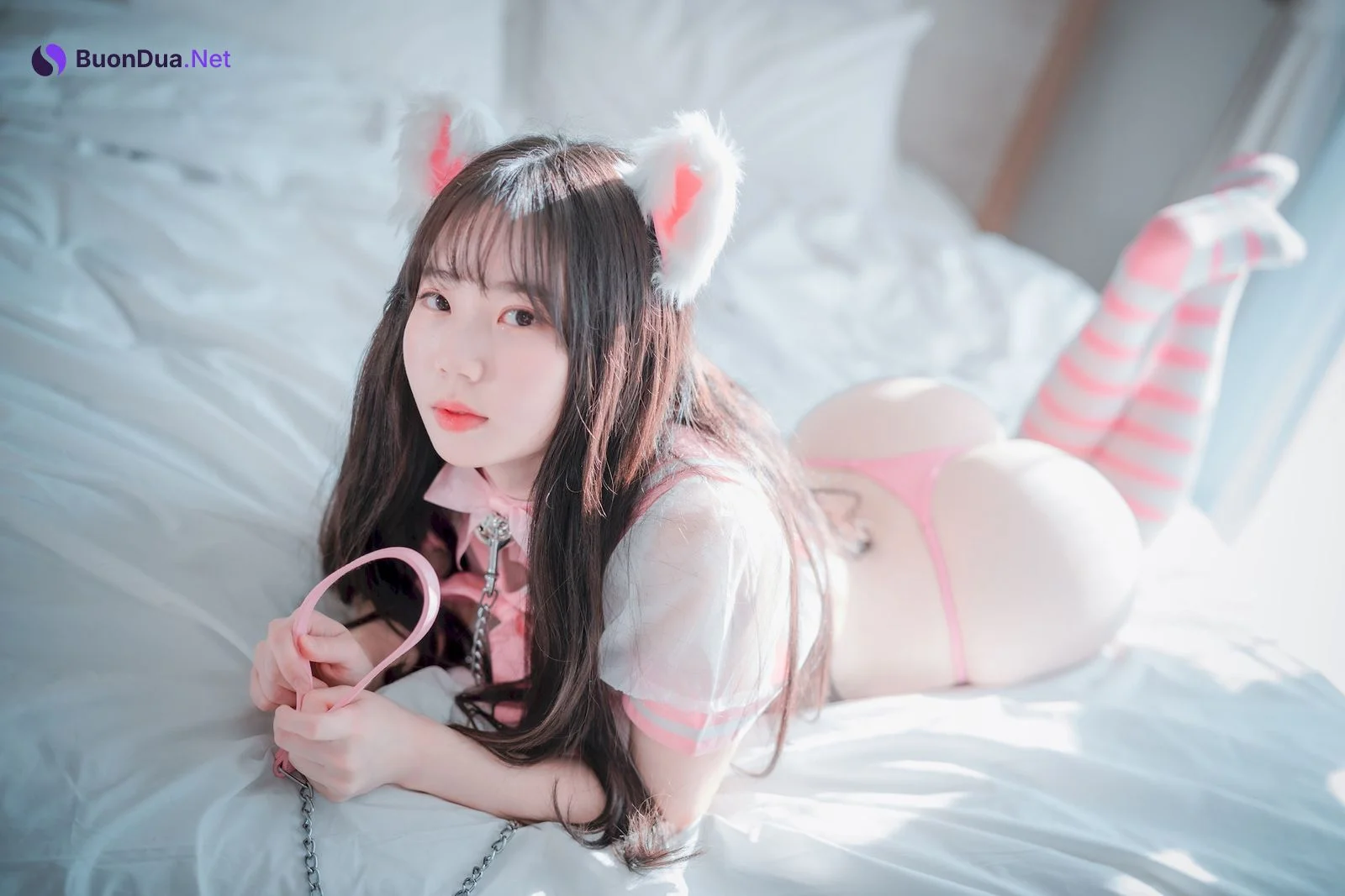 Myua 뮤아, [DJAWA] Catgirl in Pink Set.02 - 사진 10