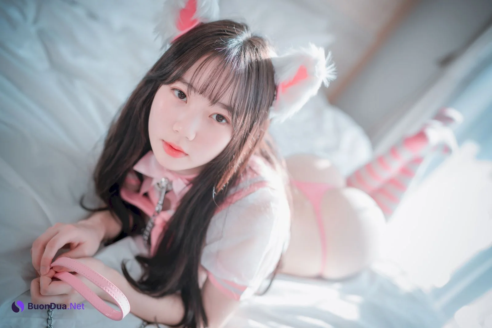 Myua 뮤아, [DJAWA] Catgirl in Pink Set.02 - 사진 11