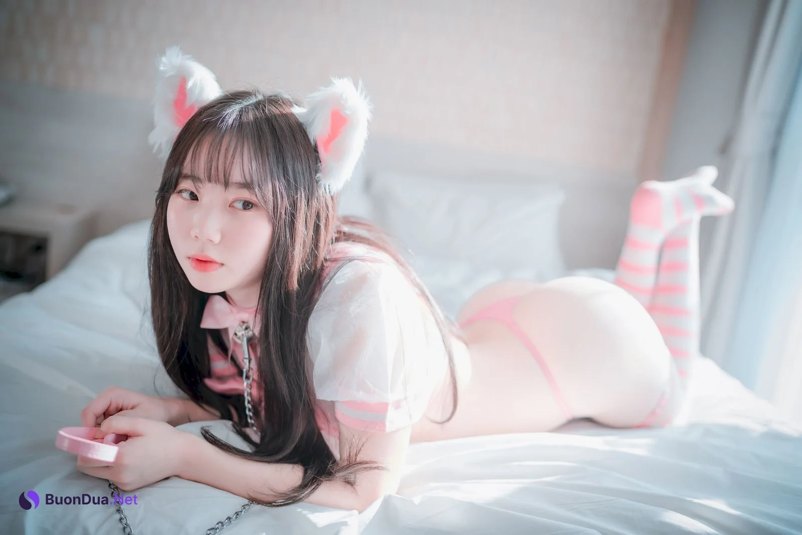 Myua 뮤아, [DJAWA] Catgirl in Pink Set.02 - 사진 12