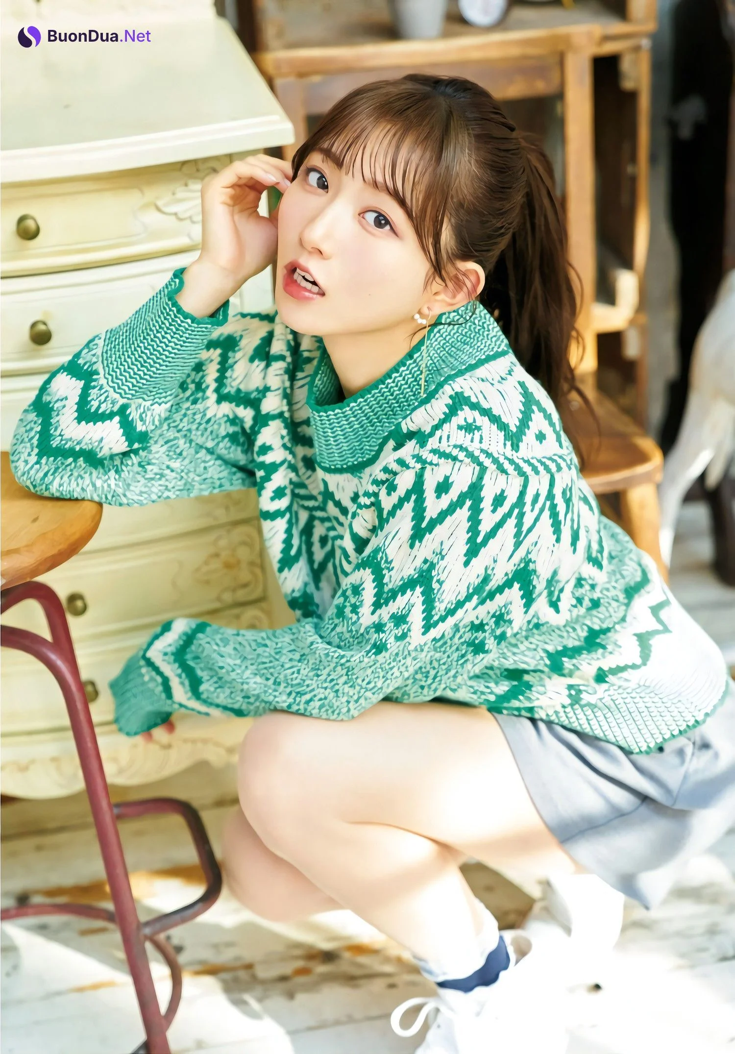 Nagisa Aoyama 青山なぎさ, Young Dragon Age ヤングドラゴンエイジ 2024.04 - Photo 15