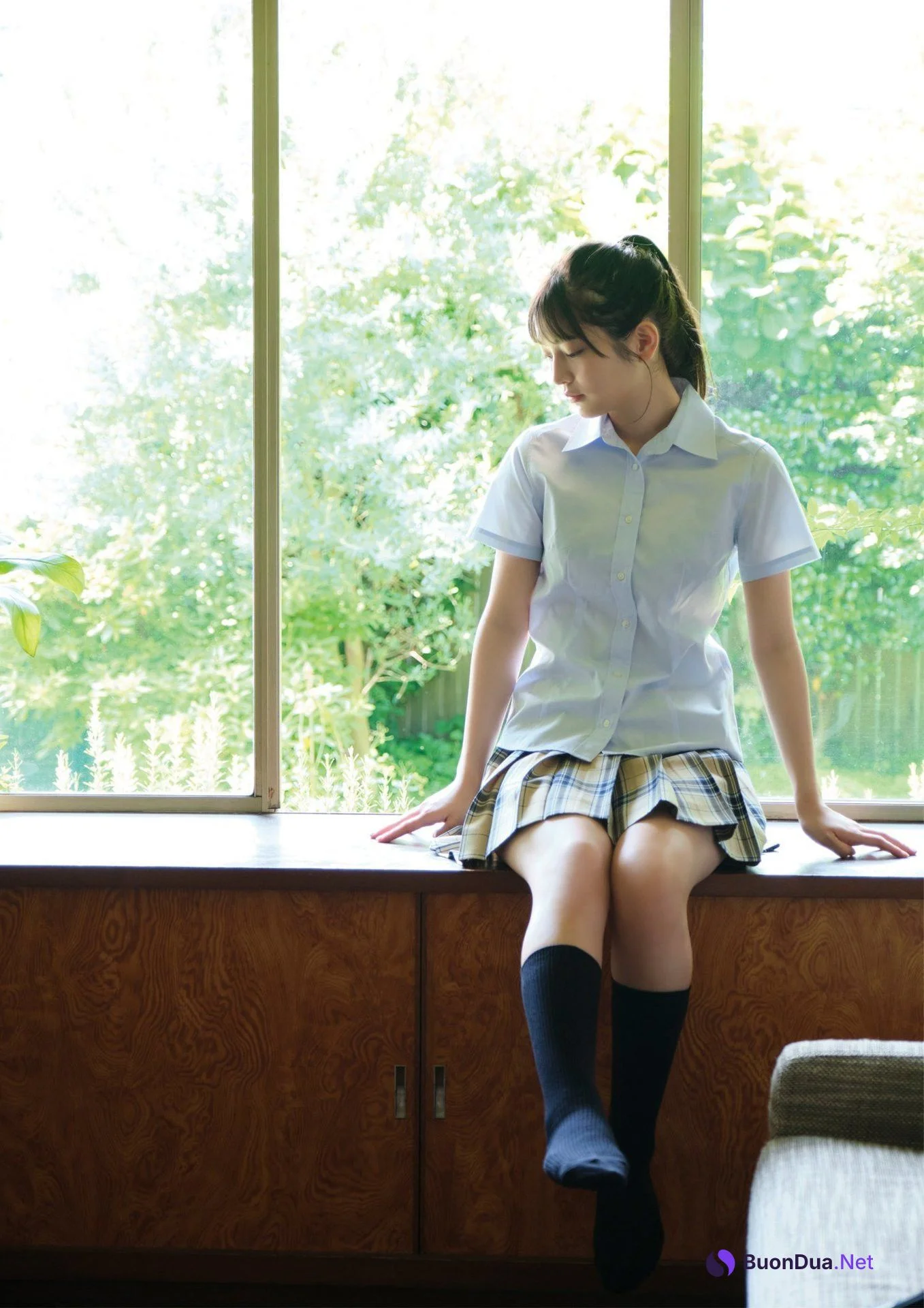 Nanako Kurosaki 黒嵜菜々子, BRODYデジタル写真集 「あの娘は天然色」 Set.01 - Photo 4