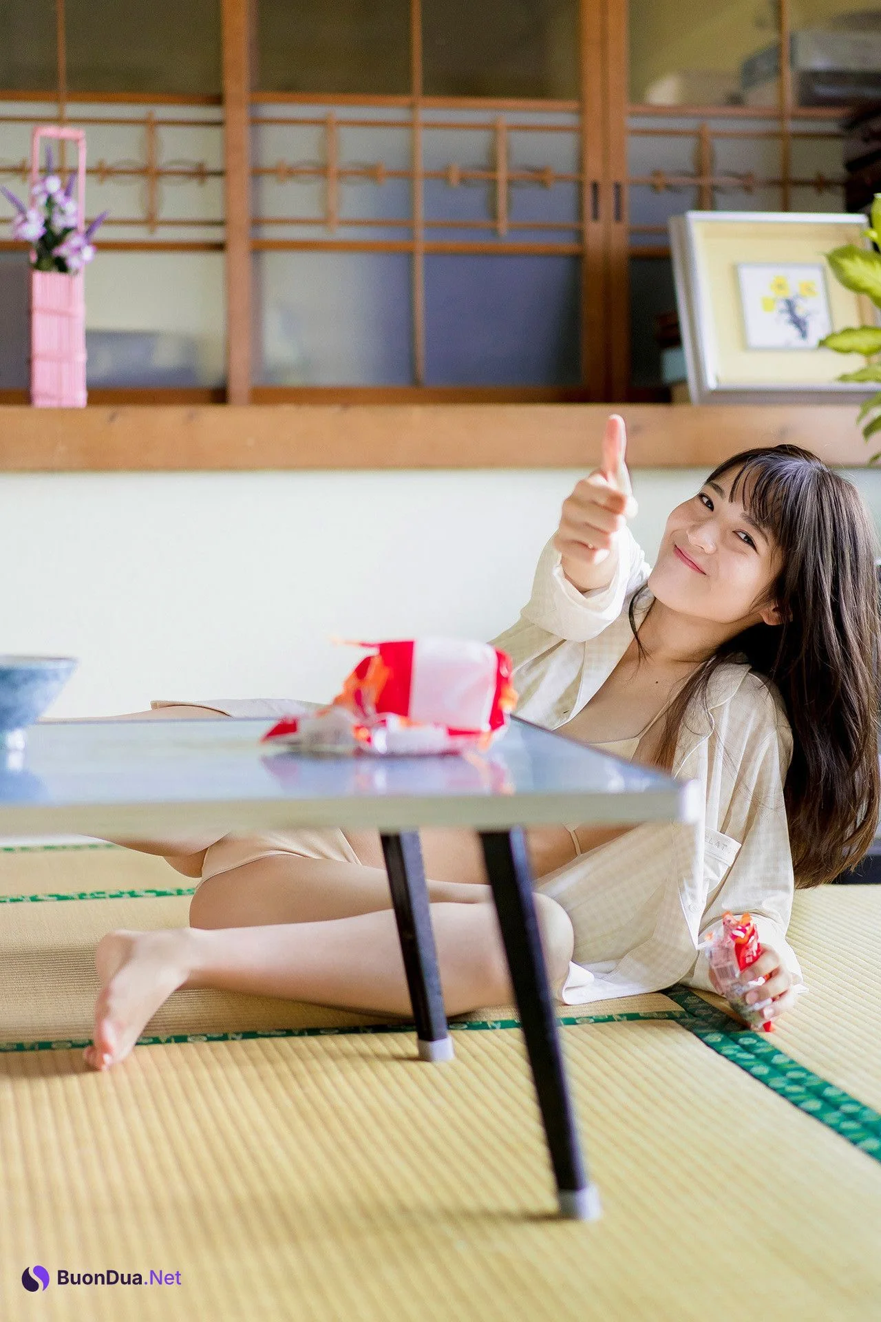 Nanako Kurosaki 黒嵜菜々子, FLASHデジタル写真集 「青春しよっか～日曜日の朝編～」 Set.01 - Photo 17
