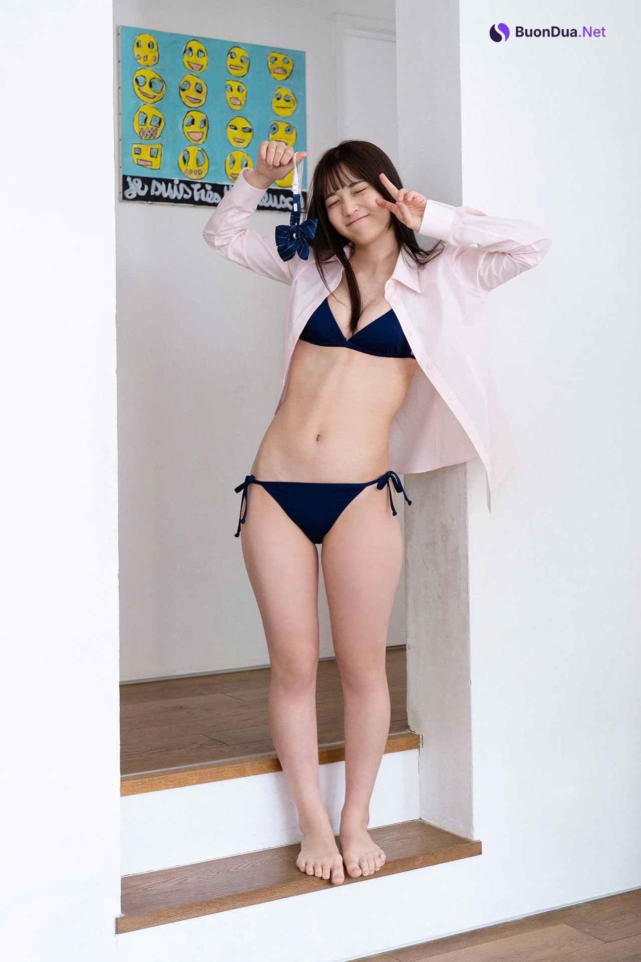 Nanako Kurosaki 黒嵜菜々子, FLASHデジタル写真集 「最後の制服」 Set.01 - Photo 5