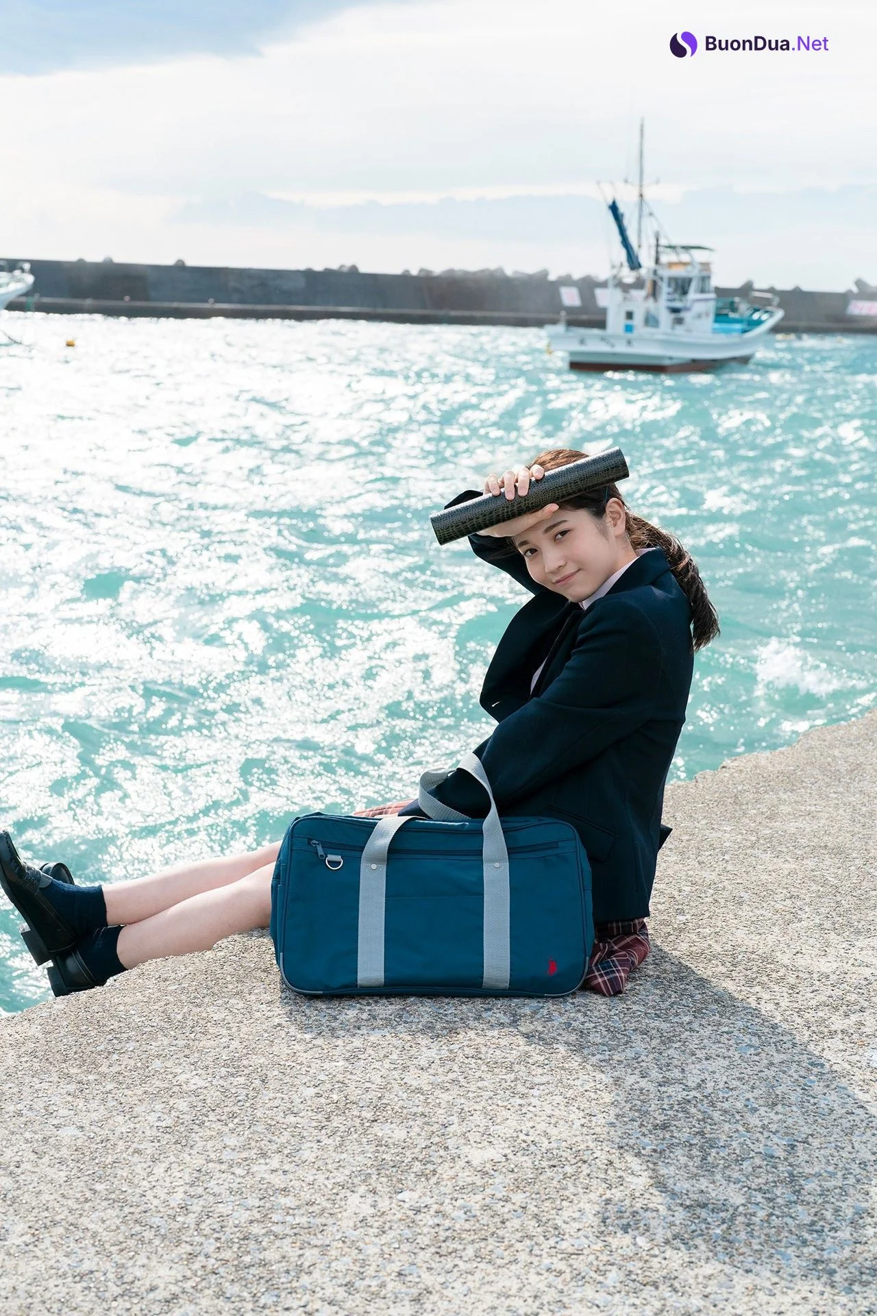 Nanako Kurosaki 黒嵜菜々子, FLASHデジタル写真集 「最後の制服」 Set.02 - Photo 6