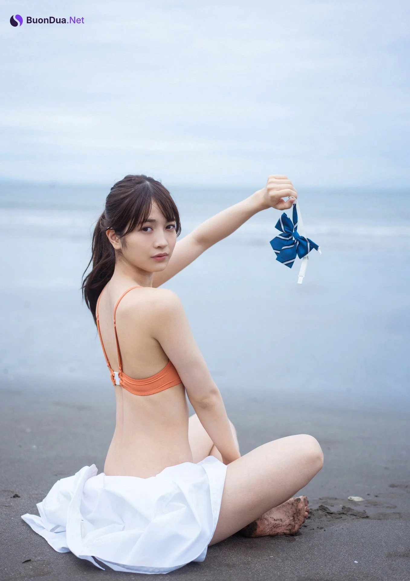 Nanako Kurosaki 黒嵜菜々子, 写真集 Gテレデジタル！ セーラー服を 脱がけないで！！ Set.01 - Photo 7