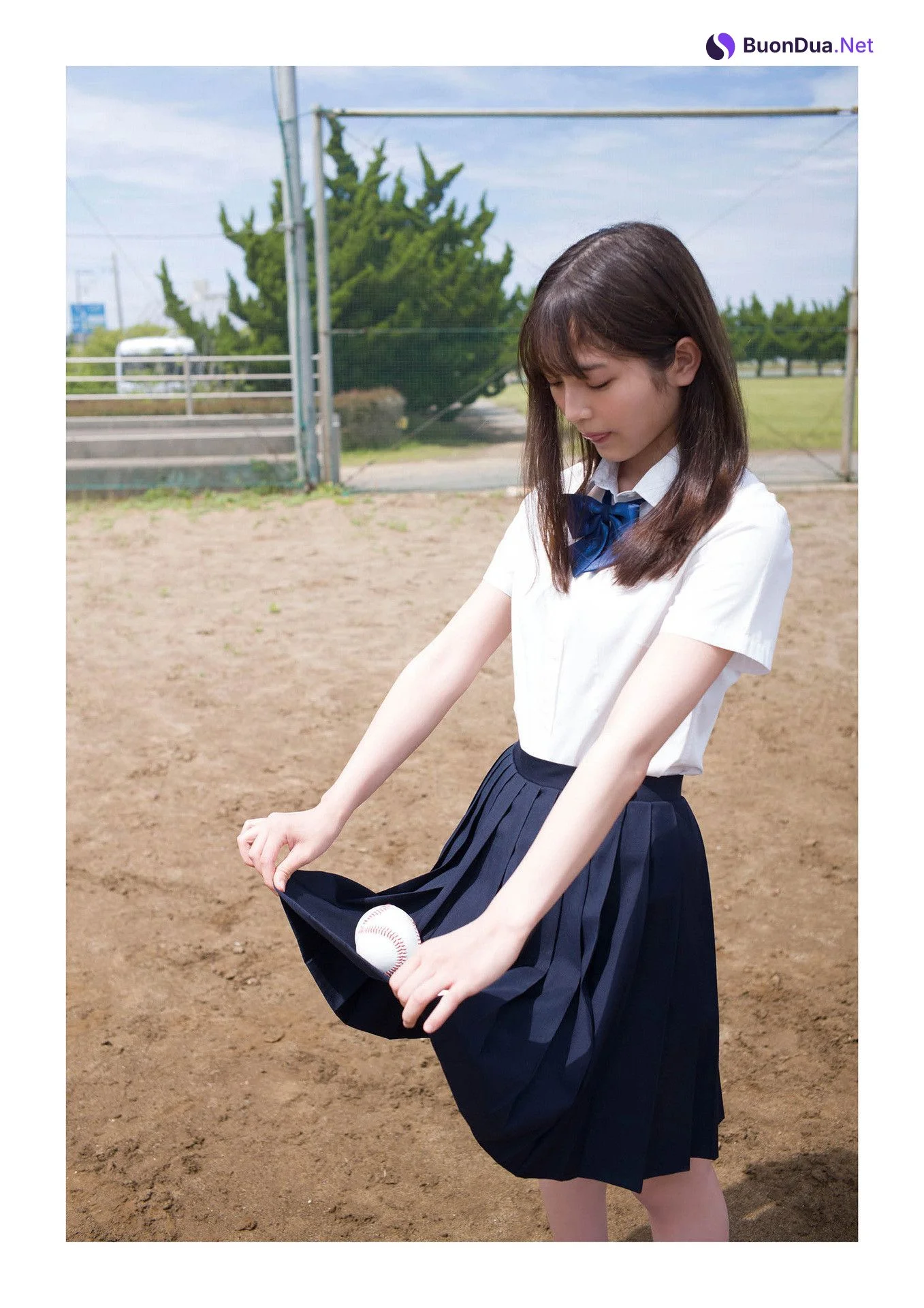 Nanako Kurosaki 黒嵜菜々子, STRiKE! デジタル写真集 「果てなき空へ」 Set.01 - Photo 6