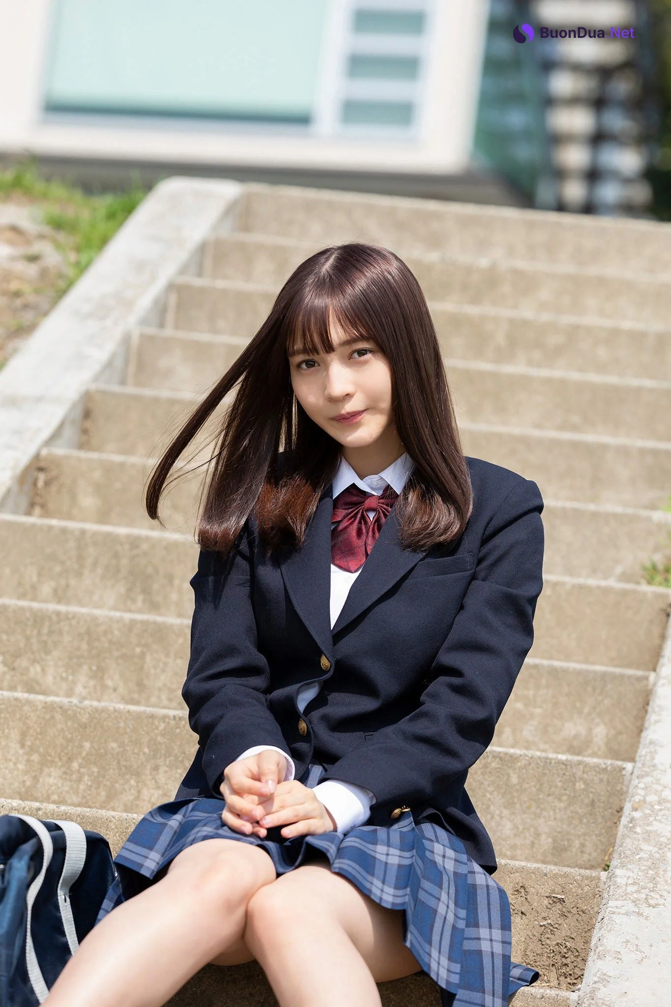 Nanako Kurosaki 黒嵜菜々子, ヤンマガWeb グラビアちゃんはバズりたい Peel the Apple - Photo 2