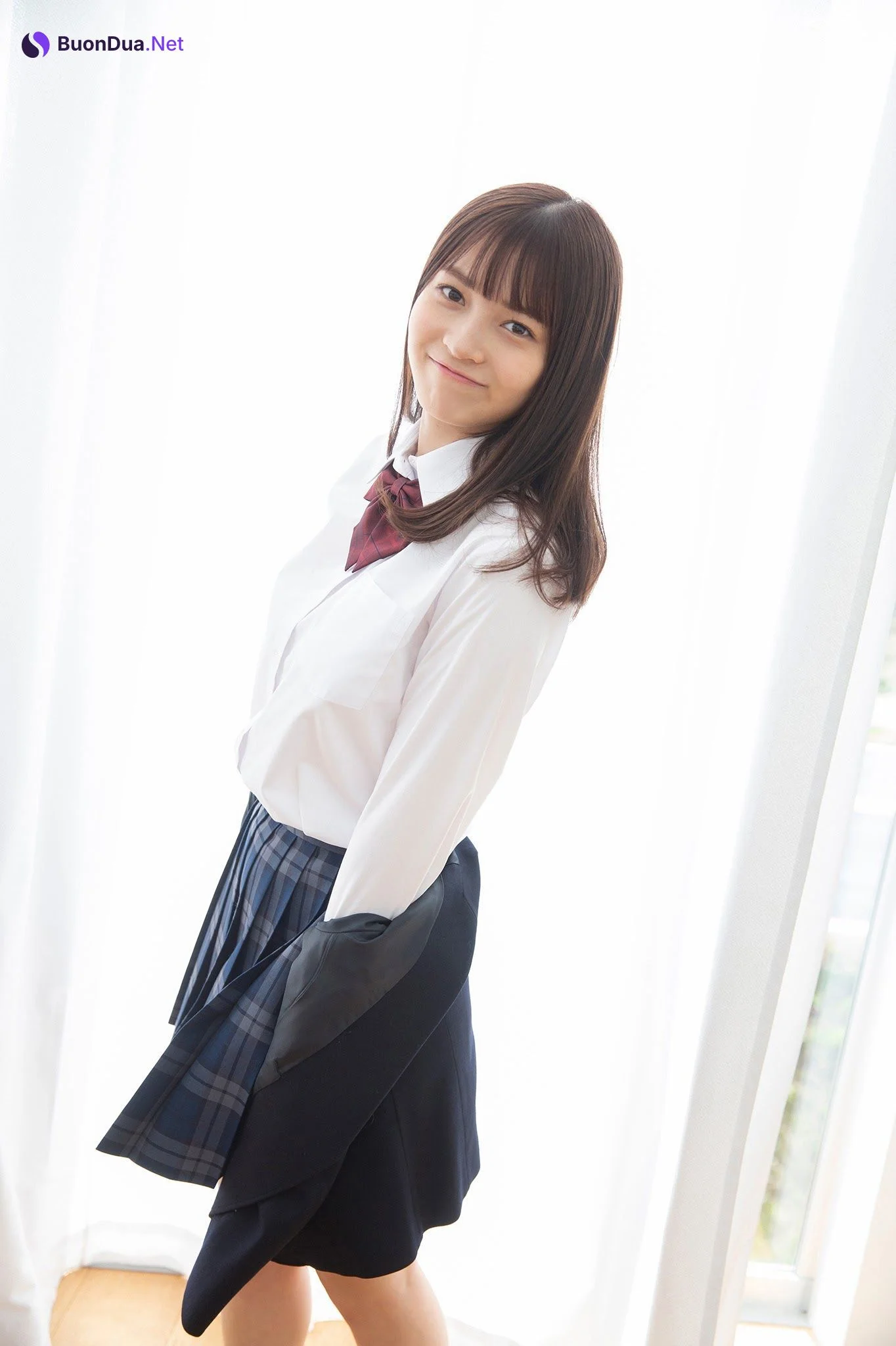 Nanako Kurosaki 黒嵜菜々子, ヤンマガWeb グラビアちゃんはバズりたい Peel the Apple - Photo 6