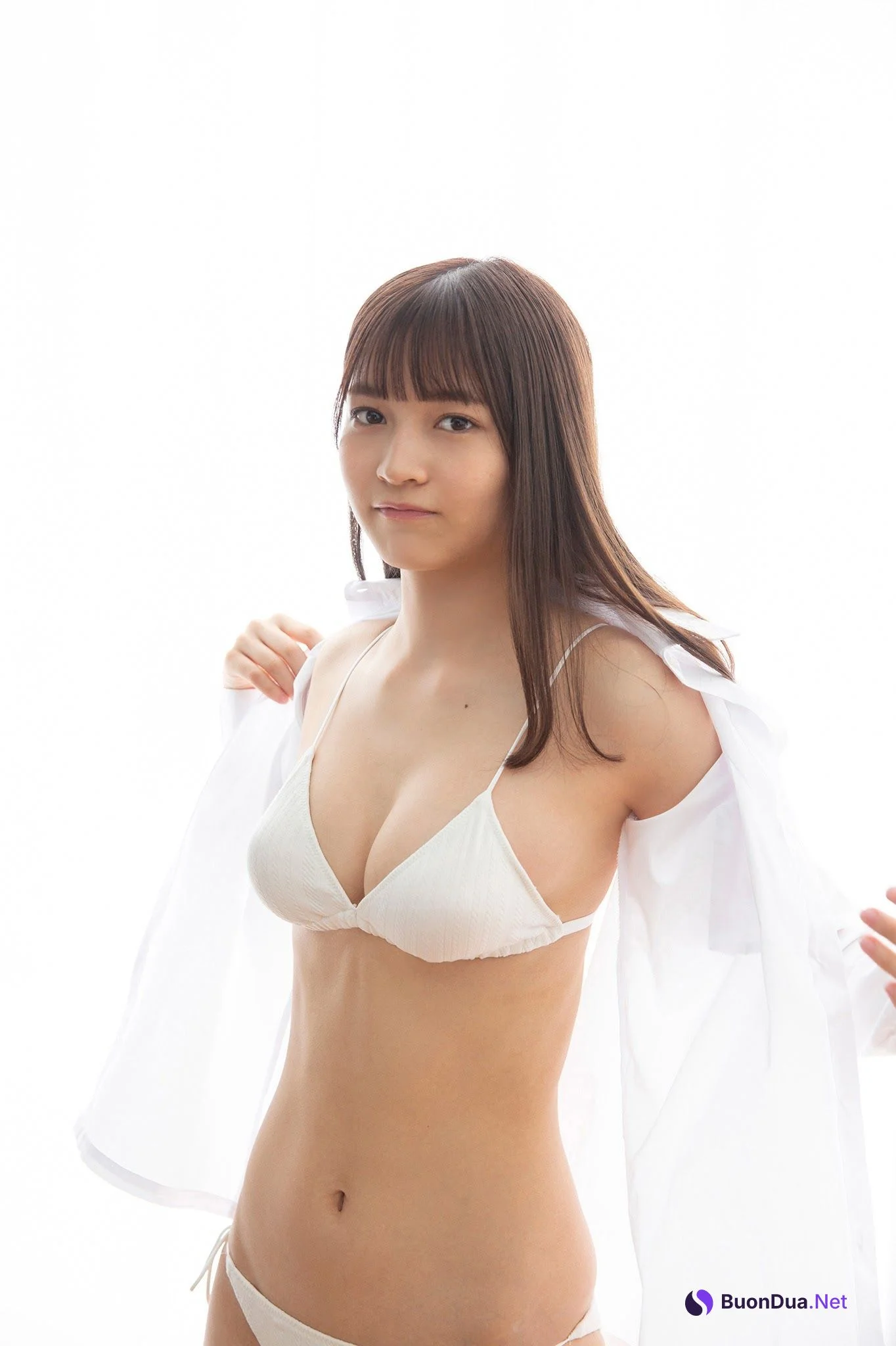 Nanako Kurosaki 黒嵜菜々子, ヤンマガWeb グラビアちゃんはバズりたい Peel the Apple - Photo 7