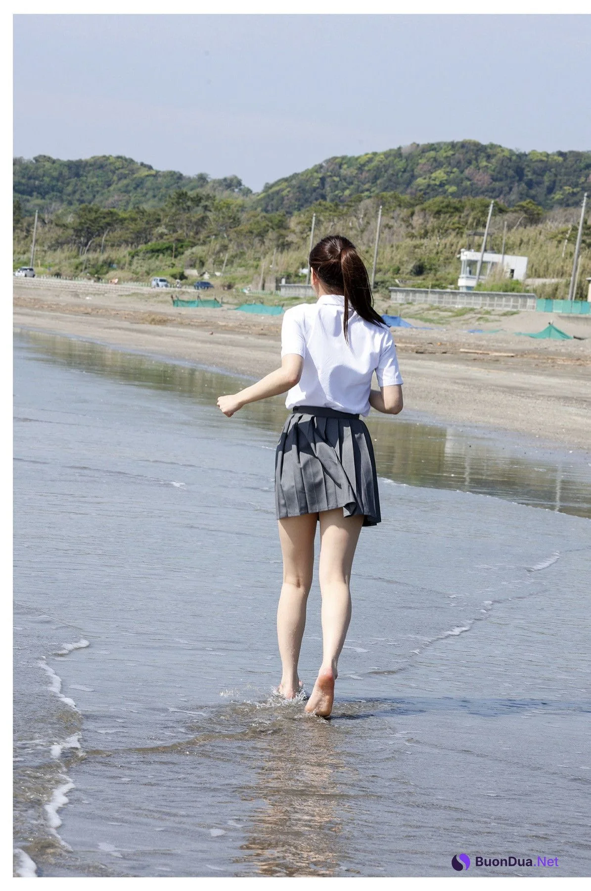 Narumi Hirose 広瀬なるみ, ヌード写真集 『風に包まれて』 Set.06 - รูปภาพ 20