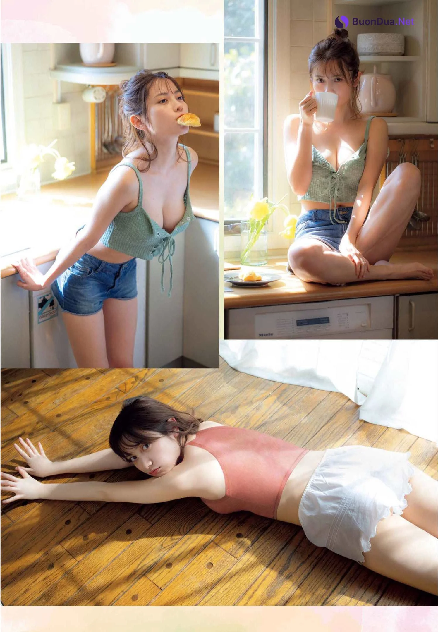 Nashiko Momotsuki 桃月なしこ, Big Comic Spirits 2022 No.18 (ビッグコミックスピリッツ 2022年18号) - Photo 3
