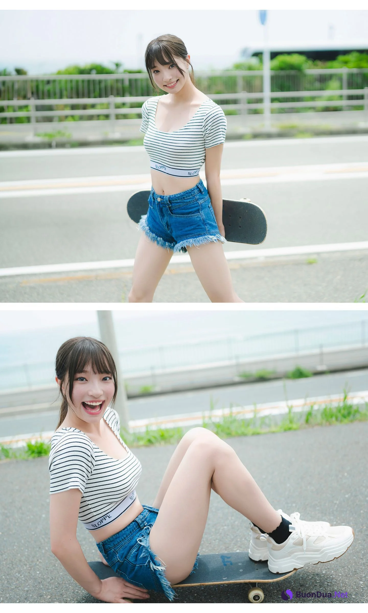 Natsuki Satonaka 里仲菜月, 週プレ Photo Book 「こっち向いて、なっちゃん！」 Set.03 - Photo 4