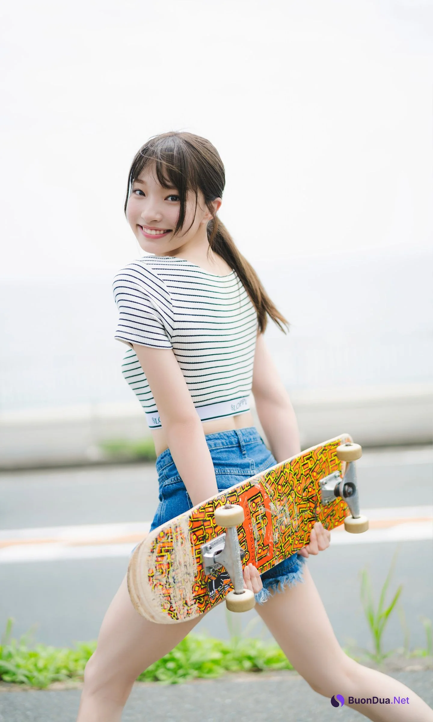 Natsuki Satonaka 里仲菜月, 週プレ Photo Book 「こっち向いて、なっちゃん！」 Set.03 - Photo 5