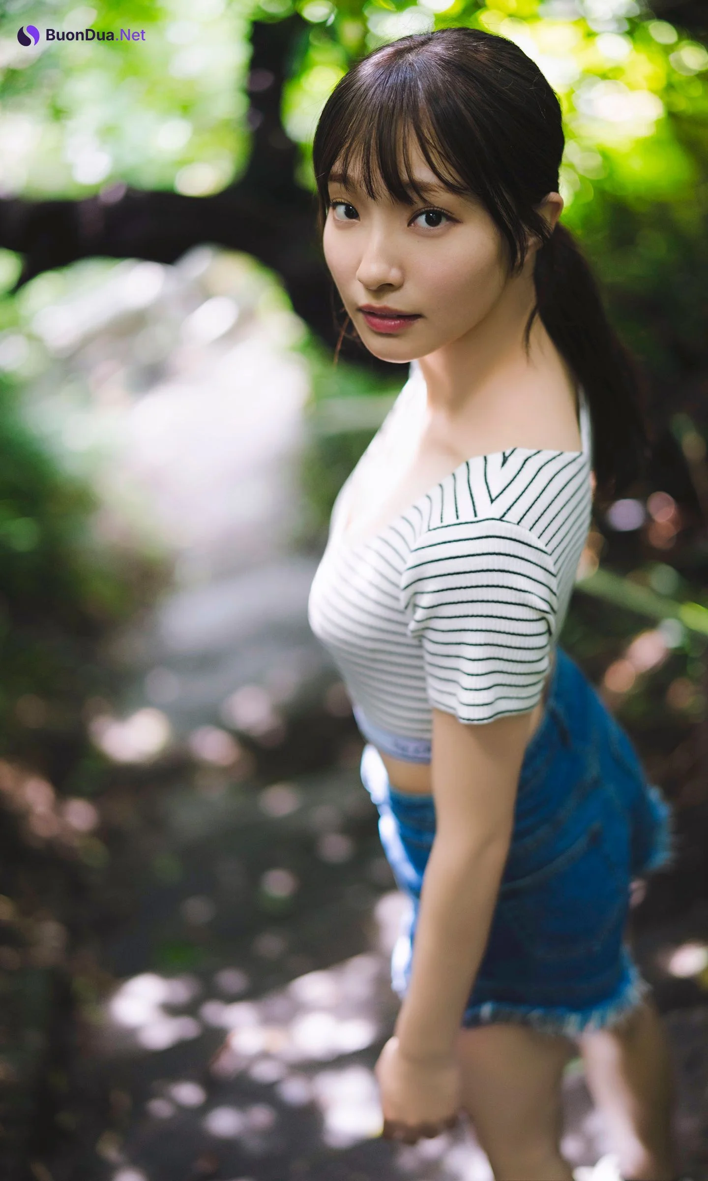 Natsuki Satonaka 里仲菜月, 週プレ Photo Book 「こっち向いて、なっちゃん！」 Set.03 - Photo 8