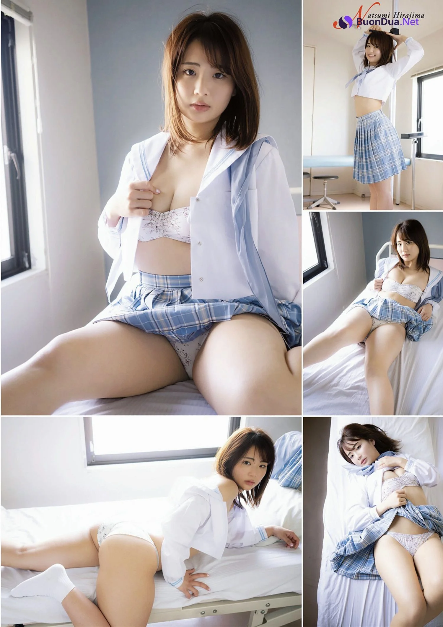 Natsumi Hirajima 平嶋夏海, 放課後 アサ芸Secret!スペシャル 姉セーラー 合冊版② - Photo 3