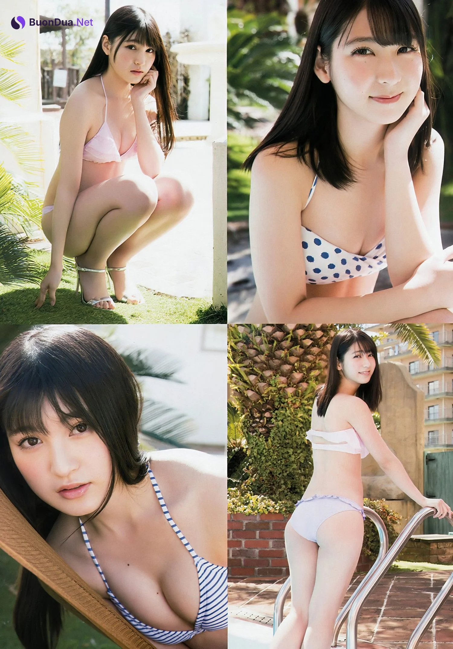Natsumi Matsuoka 松岡菜摘, Yui Kojina 神志那結衣, Young Animal Arashi 2017 No.06 (ヤングアニマル嵐 2017年6月号) - 사진 4