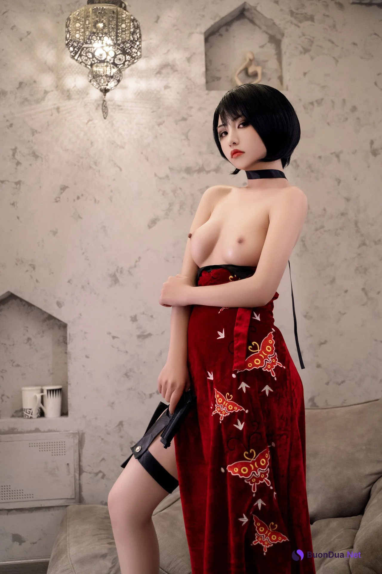 Nekokoyoshi 爆机少女喵小吉, 写真集 生化危机 艾达王 - Photo 14