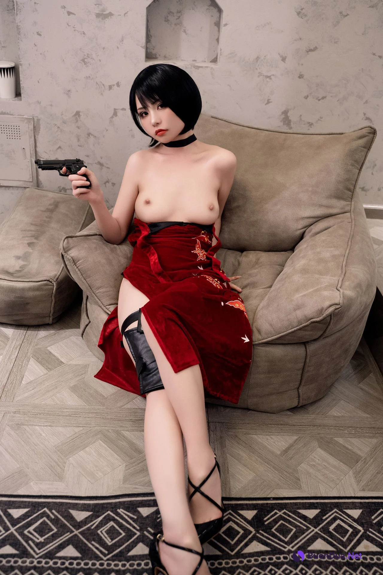 Nekokoyoshi 爆机少女喵小吉, 写真集 生化危机 艾达王 - Photo 9