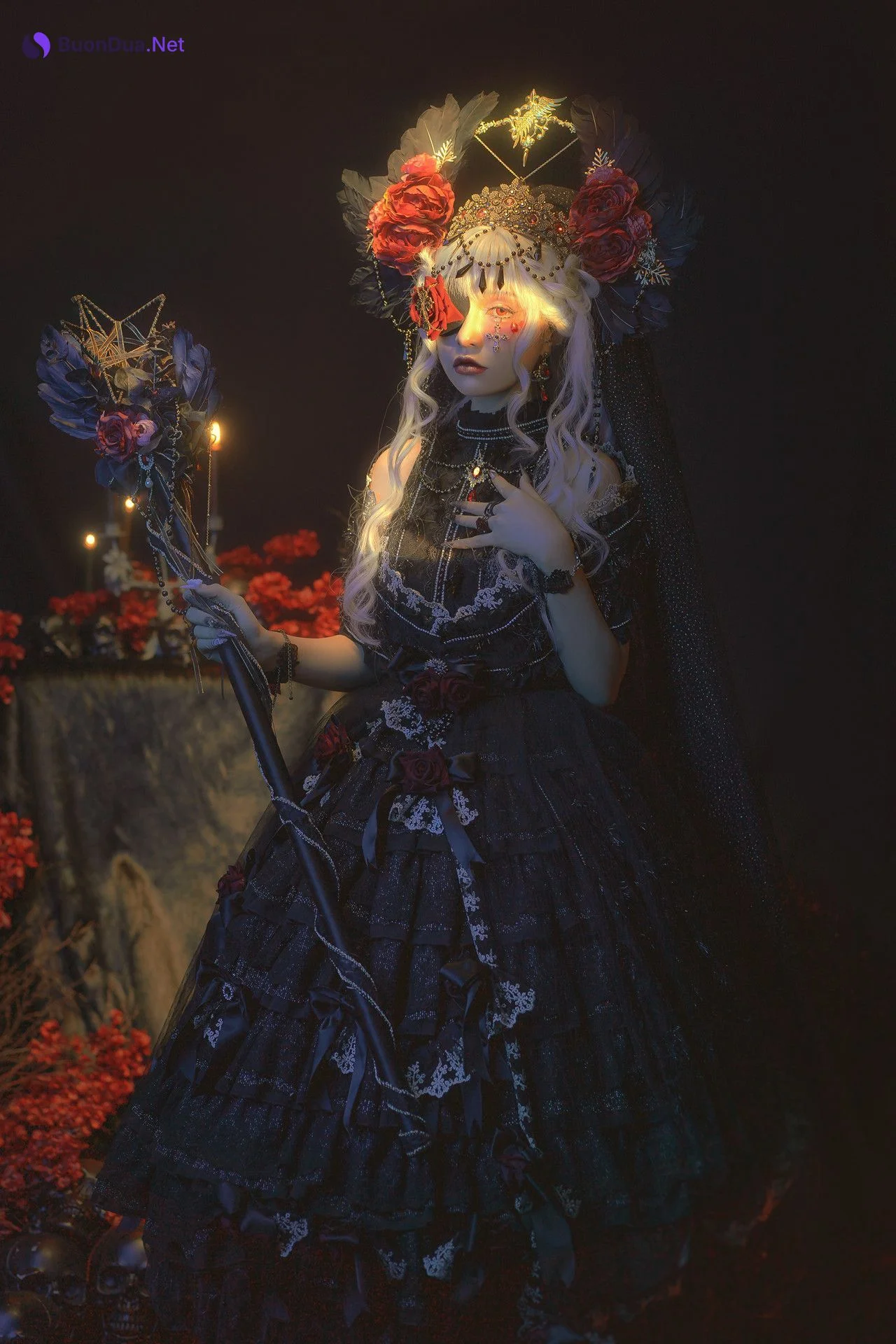 Nekokoyoshi 爆机少女喵小吉, 写真集 乌鸦 Crow - Photo 10