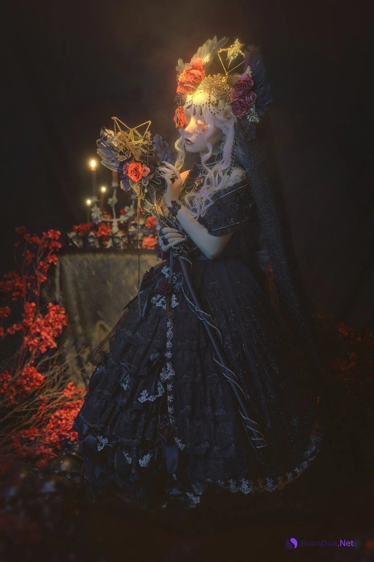 Nekokoyoshi 爆机少女喵小吉, 写真集 乌鸦 Crow - Photo 4
