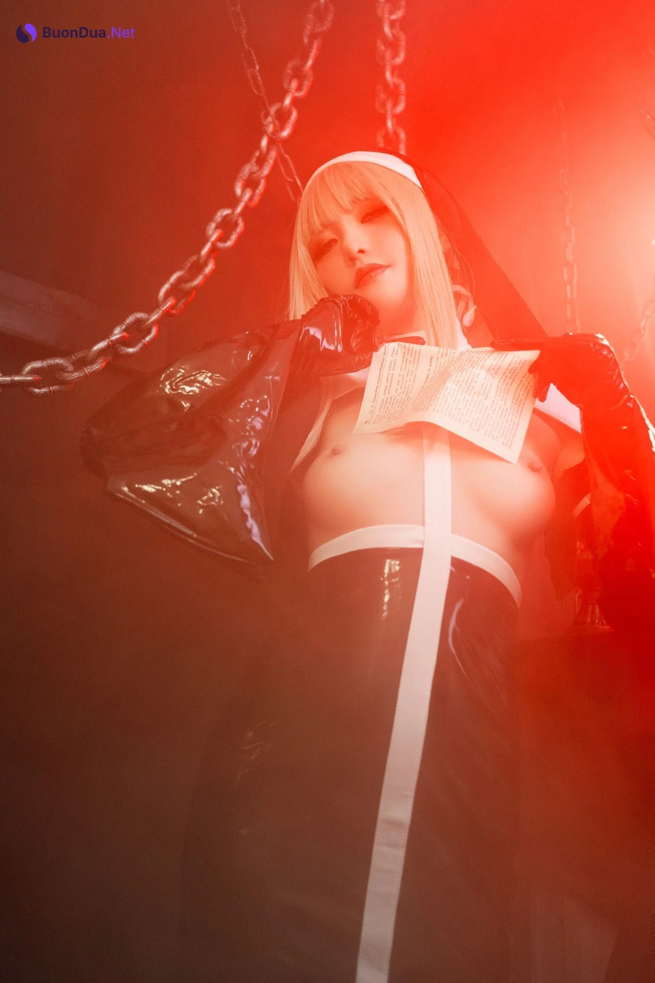 Nekokoyoshi 爆机少女喵小吉, 写真集 恶堕修女 - Photo 8