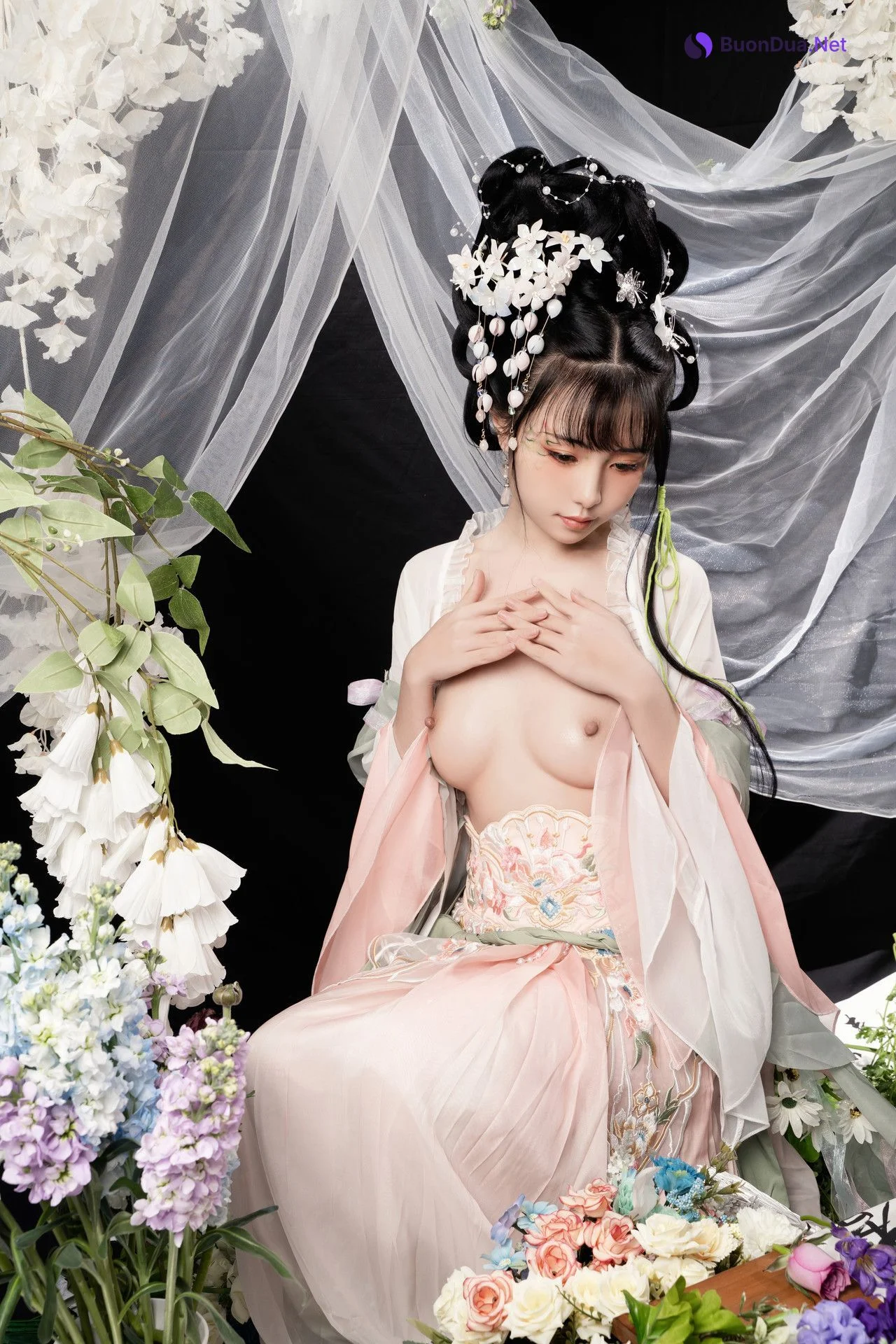 Nekokoyoshi 爆机少女喵小吉, 写真集 花间集 Flower - Photo 12