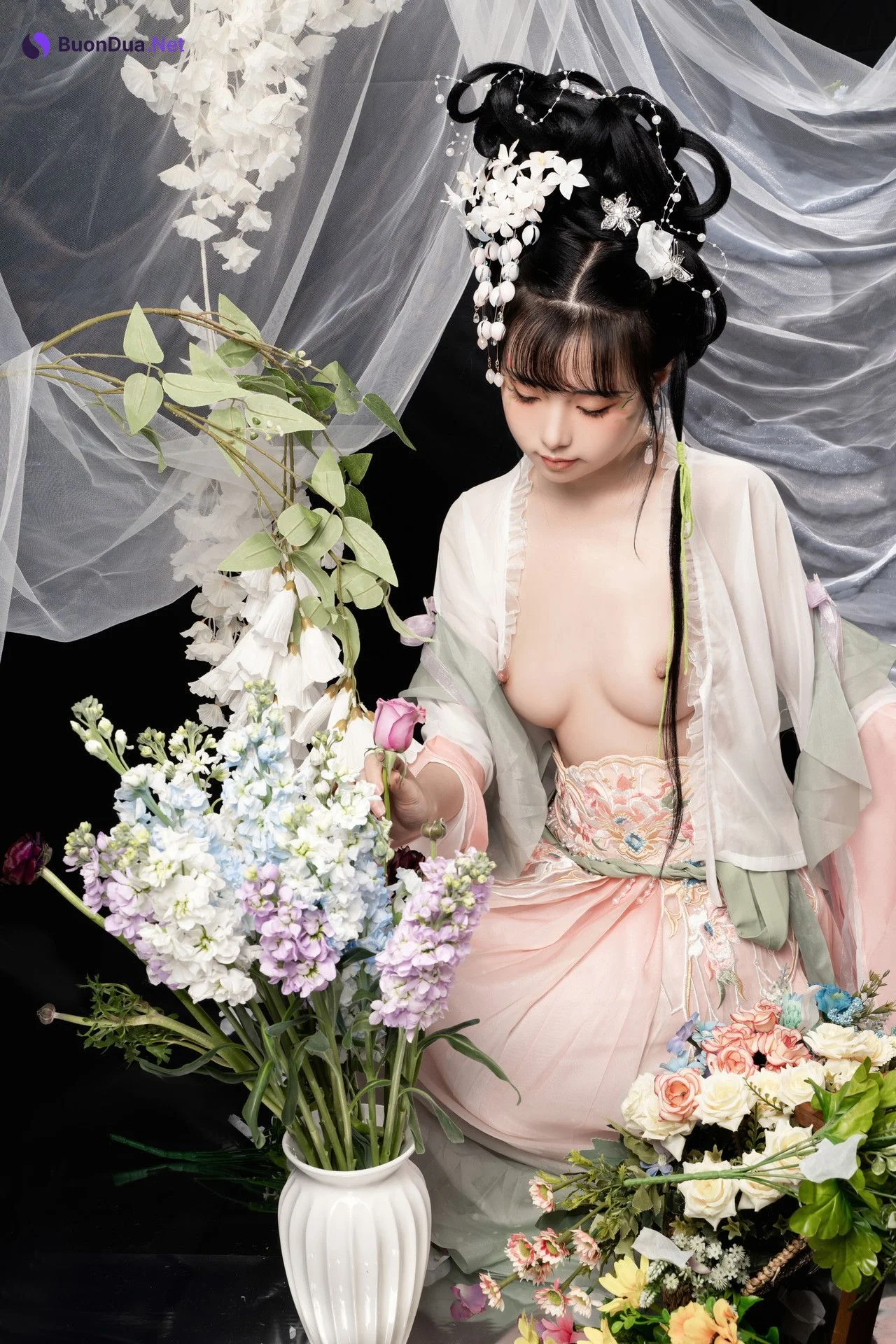 Nekokoyoshi 爆机少女喵小吉, 写真集 花间集 Flower - Photo 19
