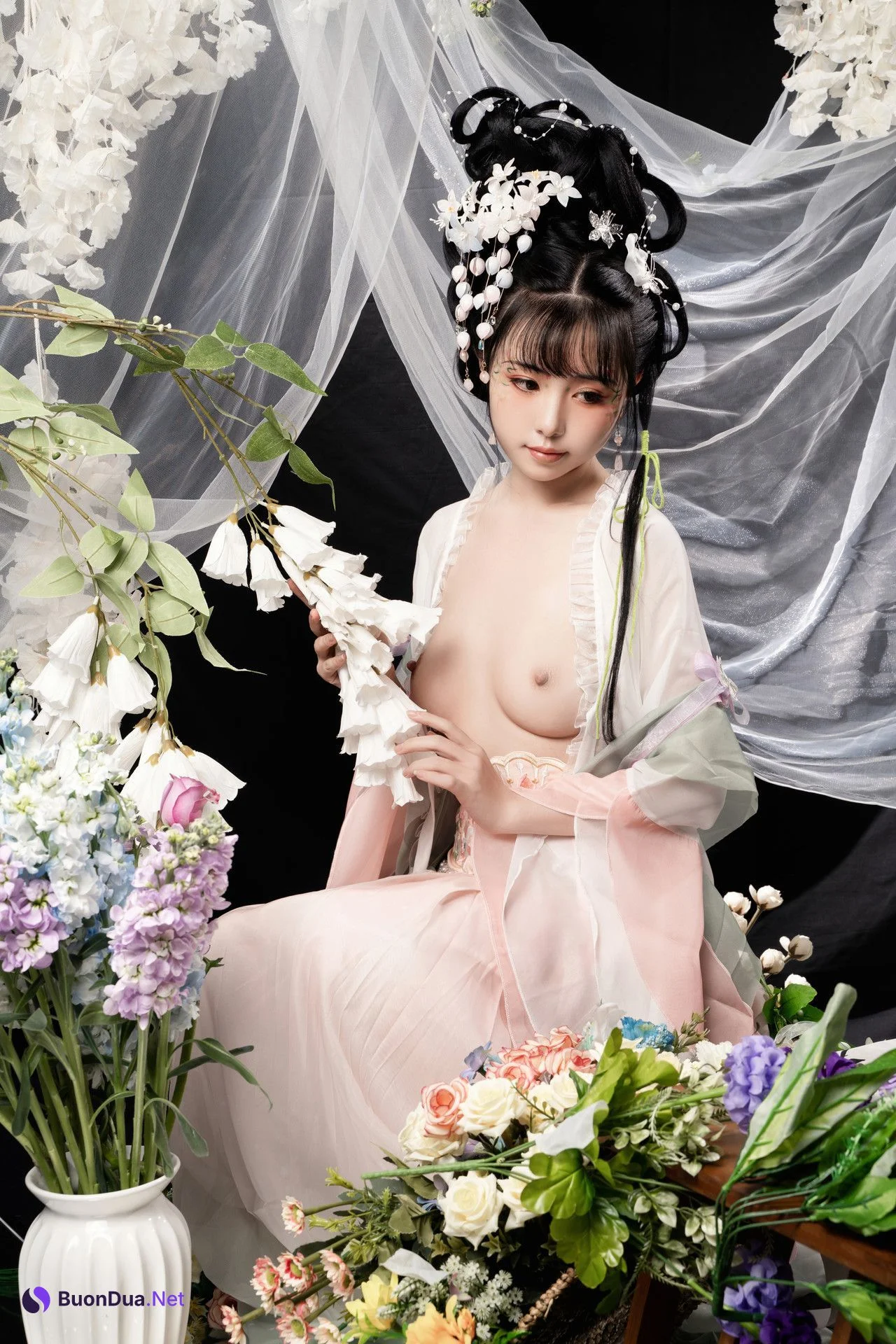 Nekokoyoshi 爆机少女喵小吉, 写真集 花间集 Flower - Photo 20