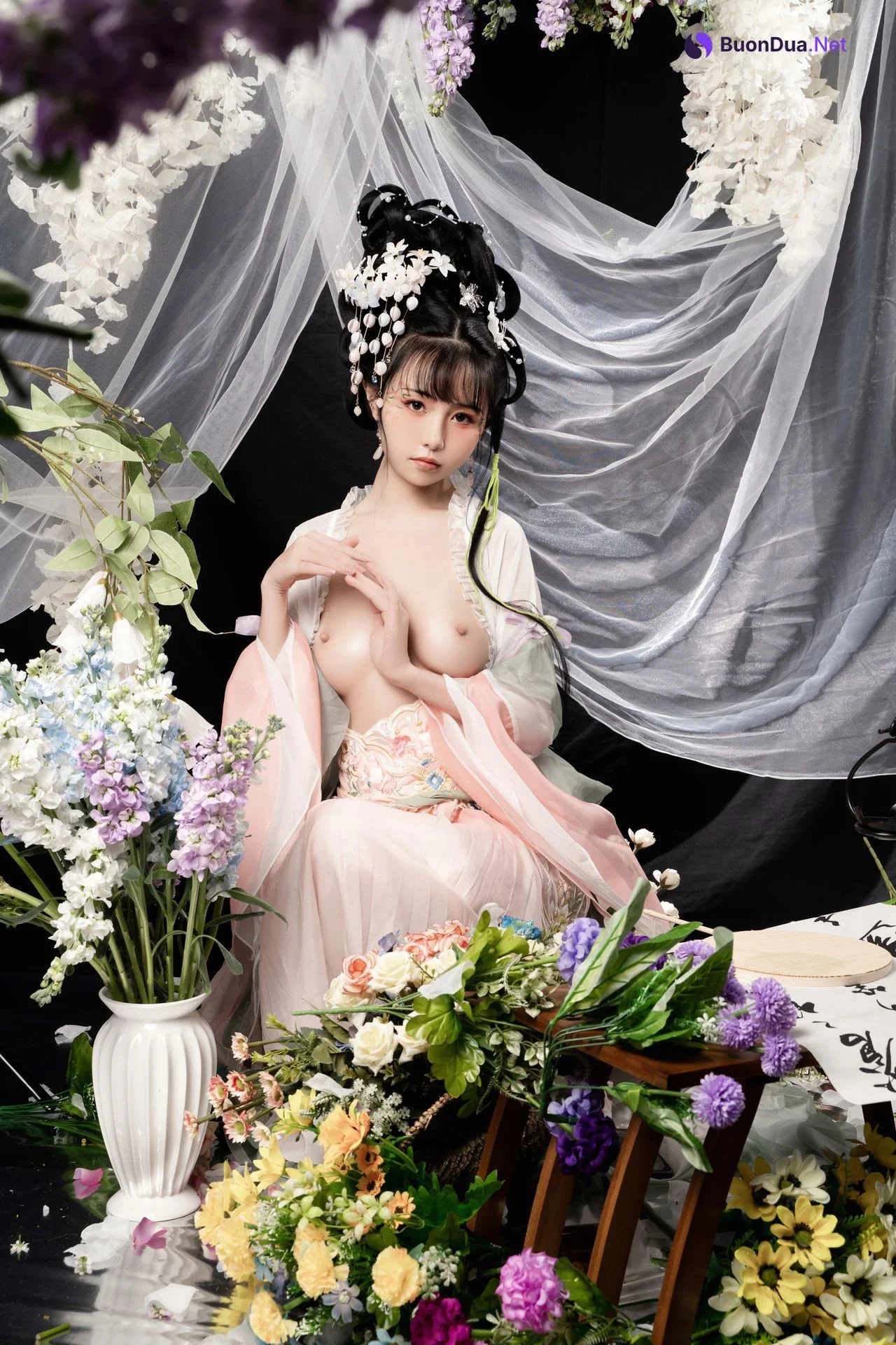 Nekokoyoshi 爆机少女喵小吉, 写真集 花间集 Flower - Photo 5