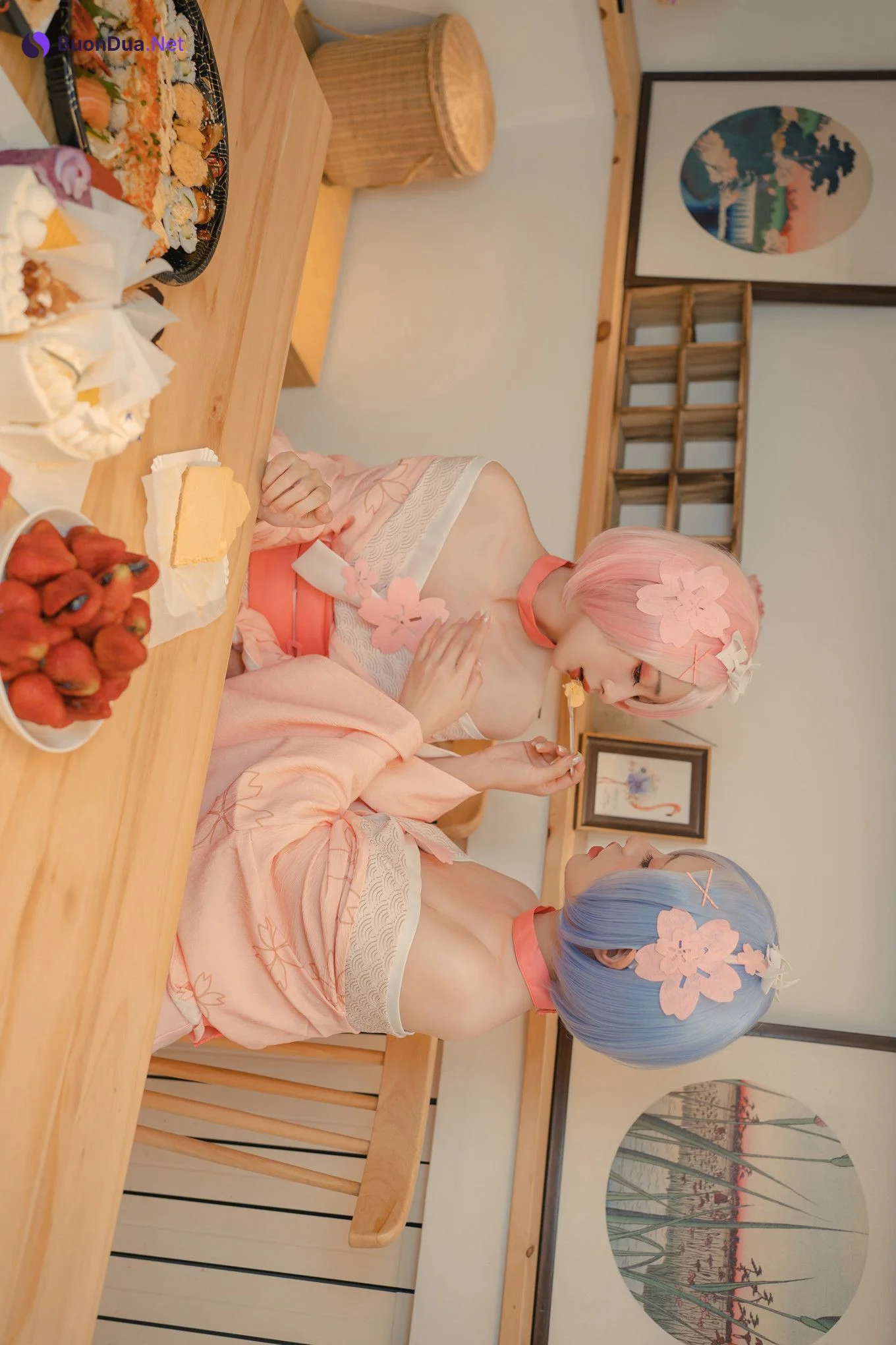 Nekokoyoshi 爆机少女喵小吉, 金鱼kinngyo, 写真集 从零开始的女体盛宴 - Photo 10