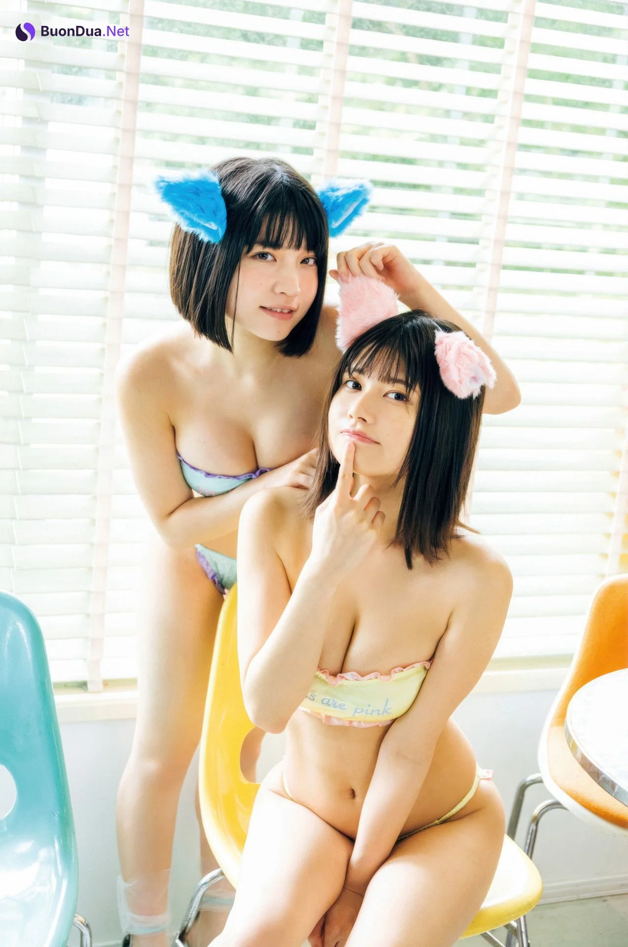 Nemoto Nagi 根本凪, Rin Kaname 鹿目凛, from でんぱ組.inc 写真集 ねもぺろ 「萌えキュン」 だけじゃありません。 Set.01 - Photo 3