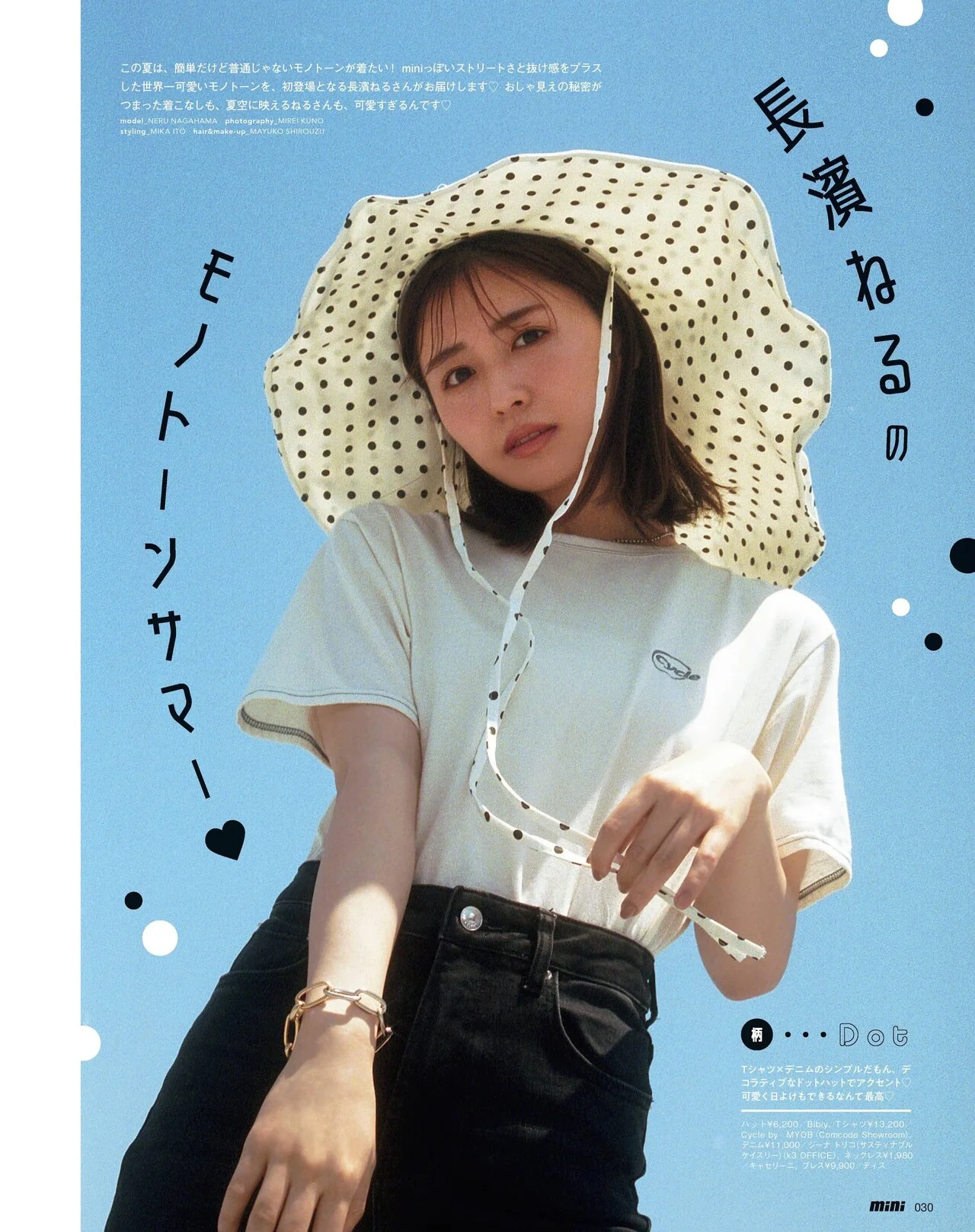 Neru Nagahama 長濱ねる, Mini Magazine 2021.08