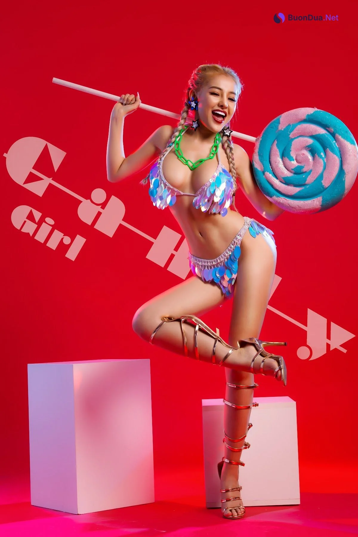Ngan98 – Boxing Girl vs Candy Girl - Photo 9